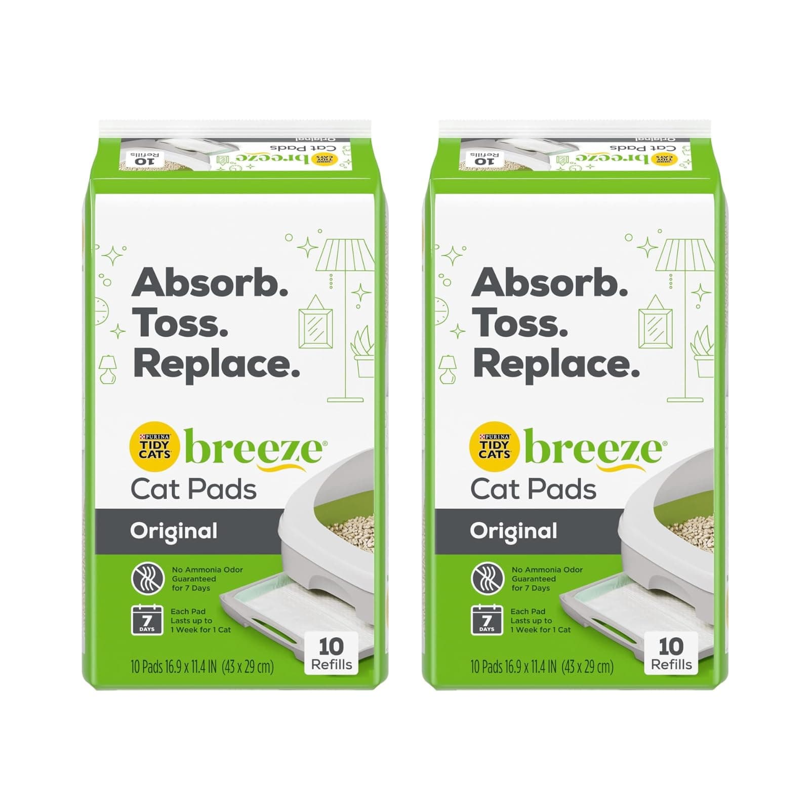 Tidy Cat Breeze Pads 20 Count