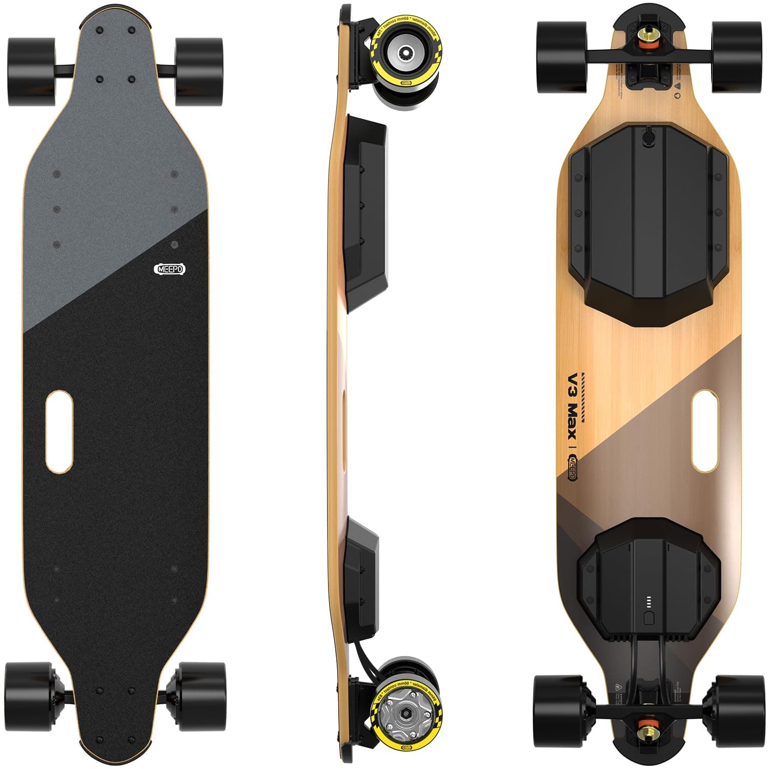MEEPO Campus V3 Series/Envy Electric Skateboard with Remote, Top Speed Up to 29 Mph, 4 Speed Smooth Braking, Easy Carry Handle Design, Suitable for Adults & Teens
