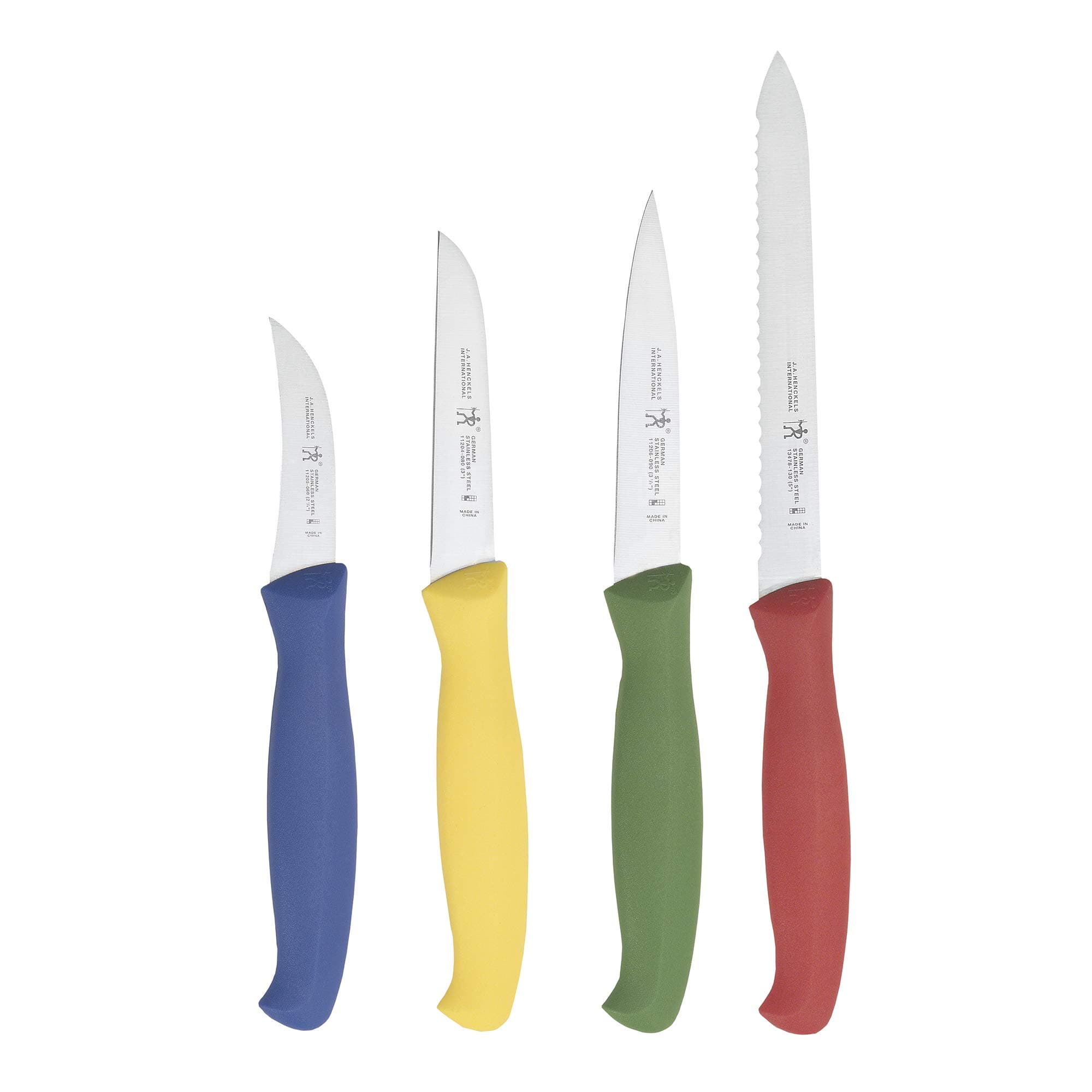 4-pc Paring Knife Set - Multi-Colored