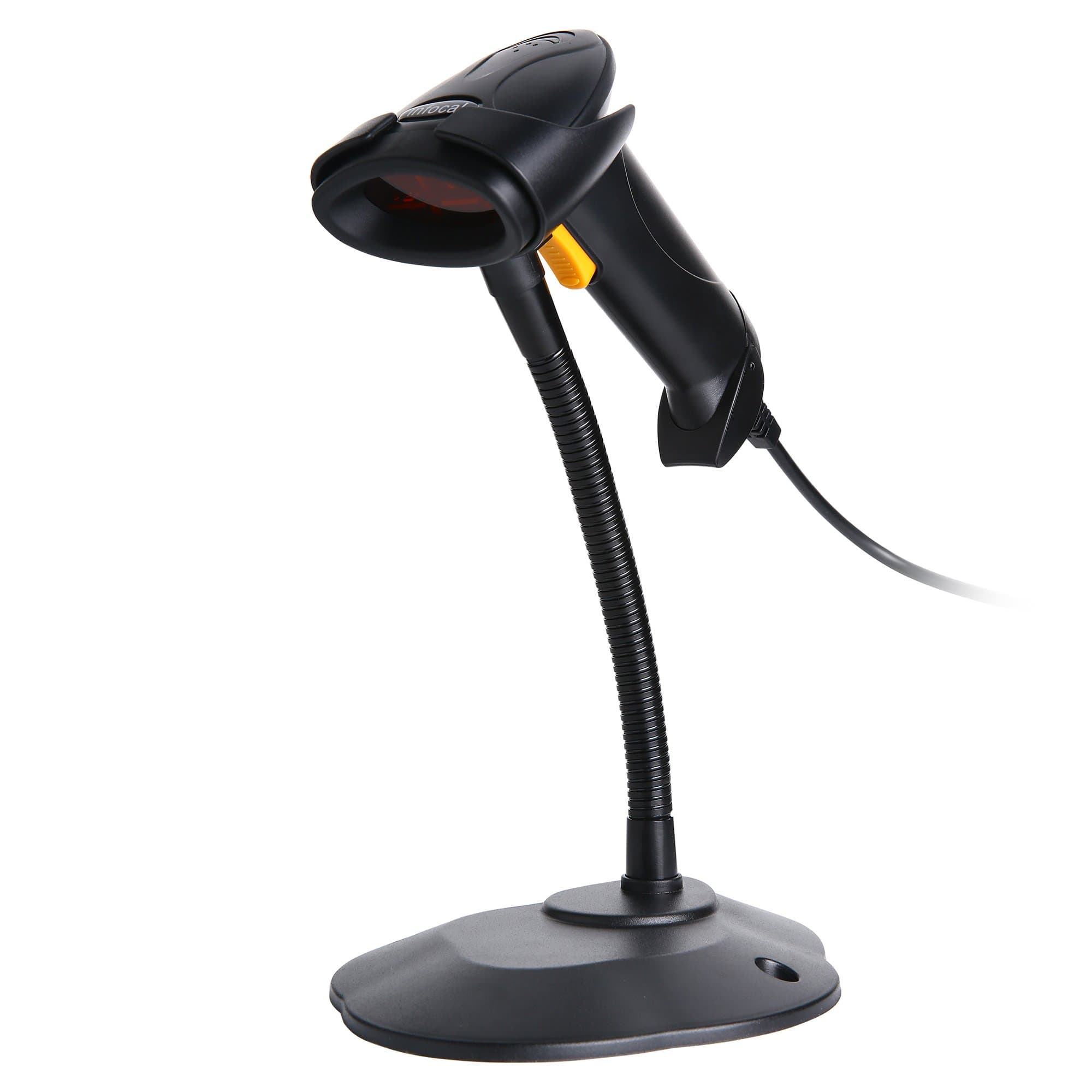 Handheld USB Automatic Barcode Scanner Reader with Stand for Retail Stores Supermarket POS