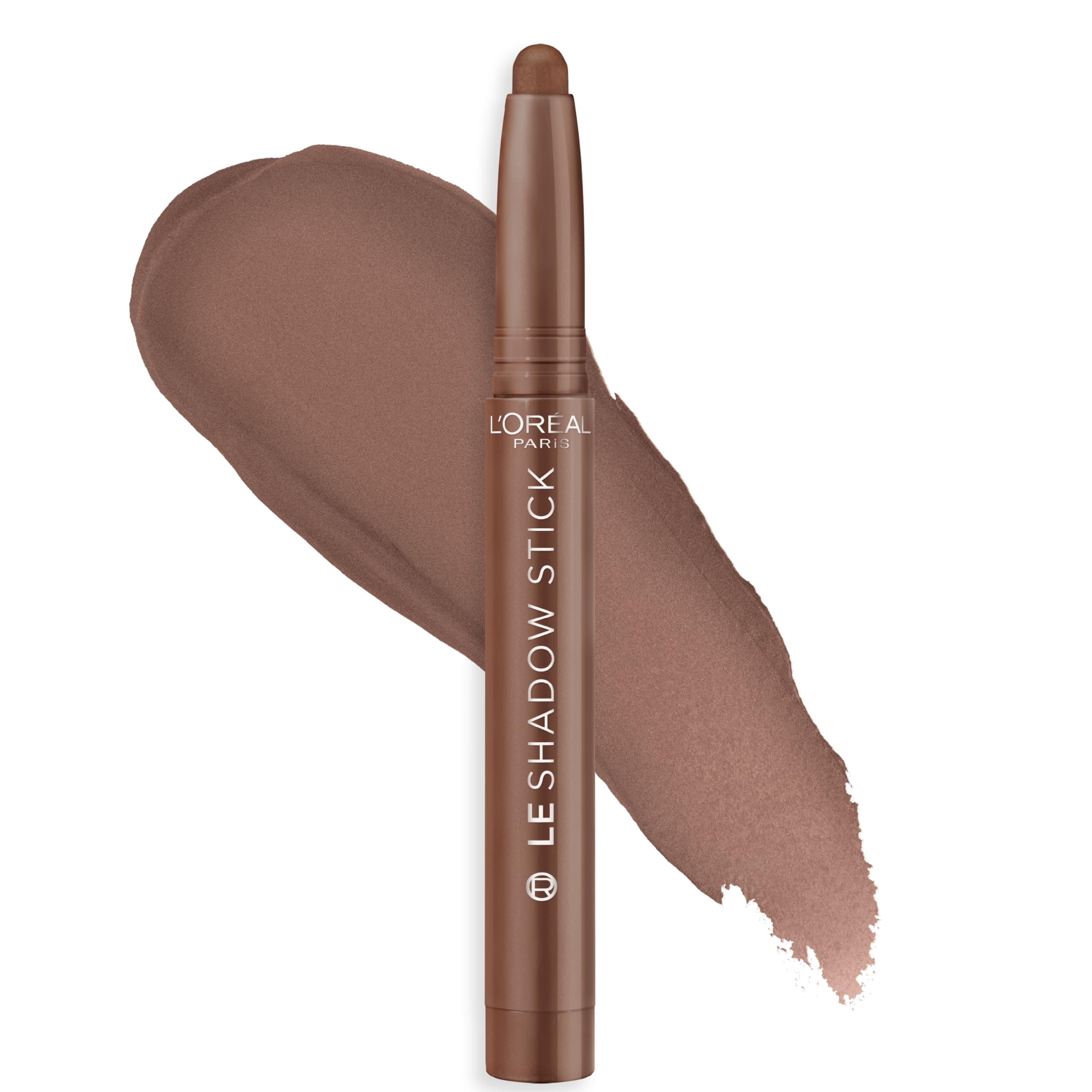 L'Oreal Paris Makeup Le Shadow Stick Eye Shadow, Blendable, Stain Resistant, Cream Eye Shadow, Brown Bliss, 0.5 Ounce