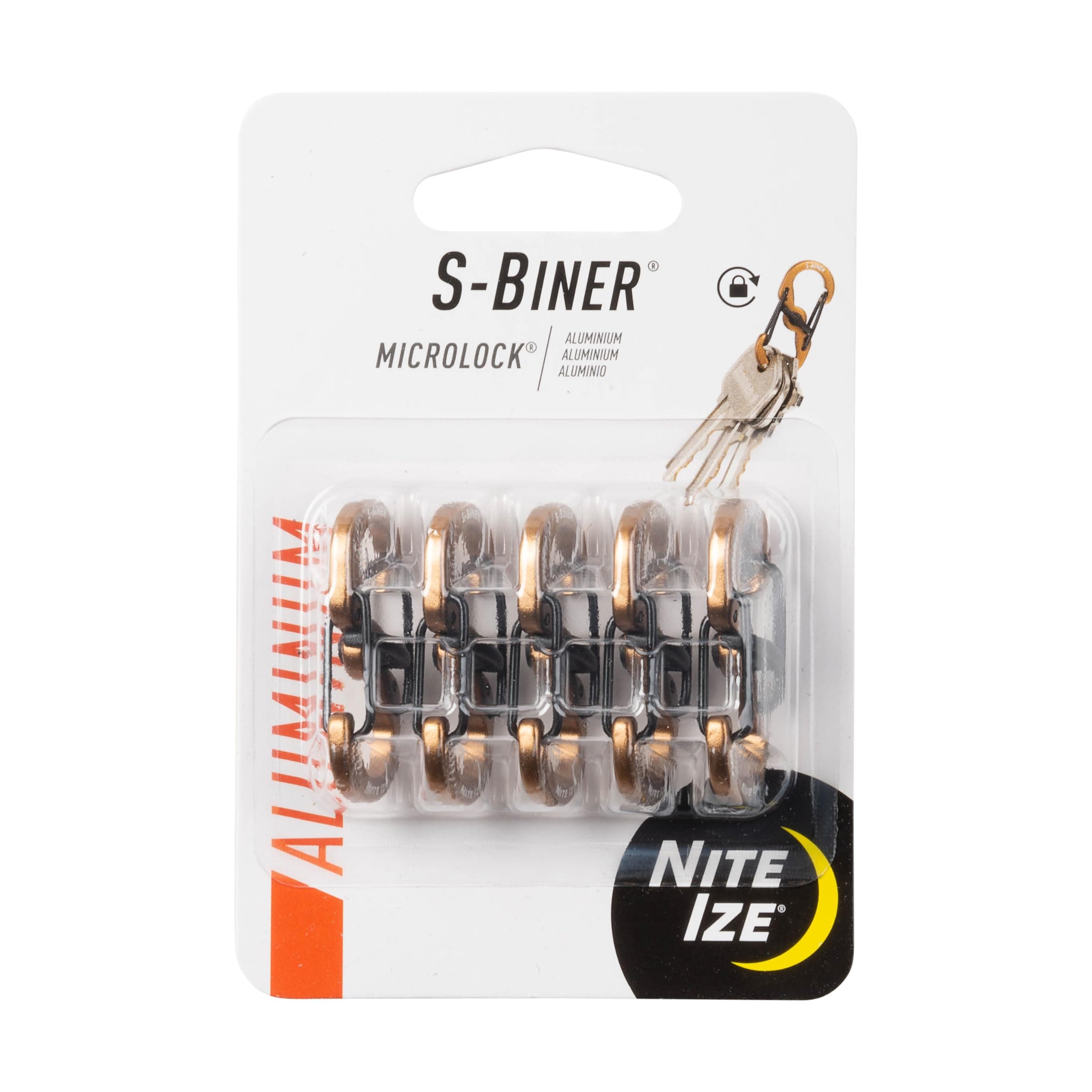 Nite Ize S-Biner MicroLock Lockable Key Holder