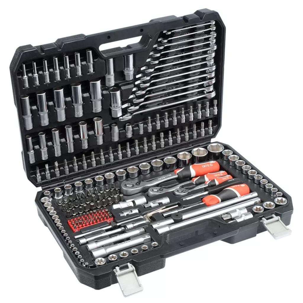 YT-38841 216-Piece Socket Spanner Set – 1/4 Inch, 3/8 Inch and 1/2 Inch