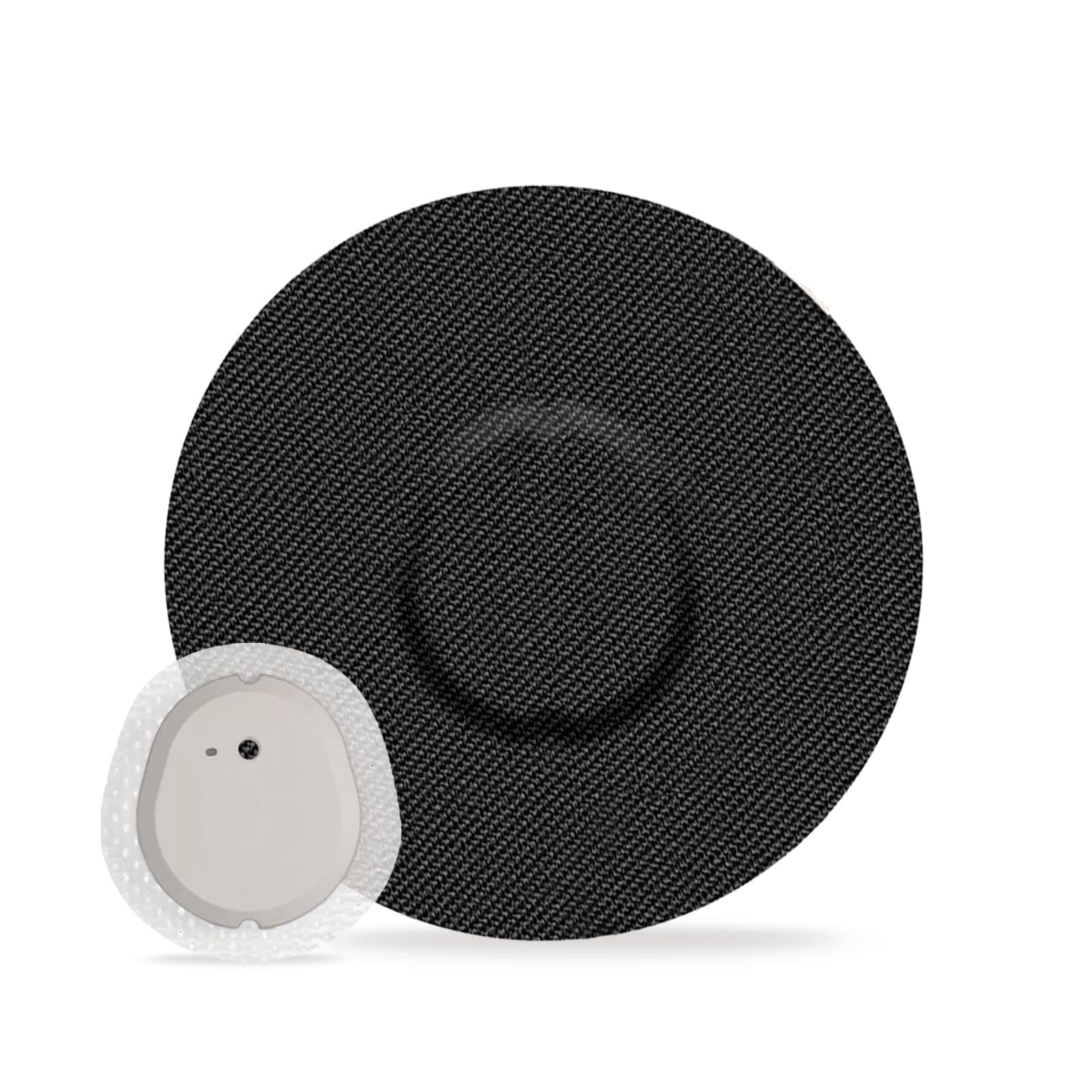 G7 Adhesive Patches Waterproof 20 Pack Overpatch for G7 & Stelo Flexible CGM Tape Hypoallergenic & Latex-Free Stelo Overlay Patch for 10-15 Days Long Stay Without Glue in The Center, Black