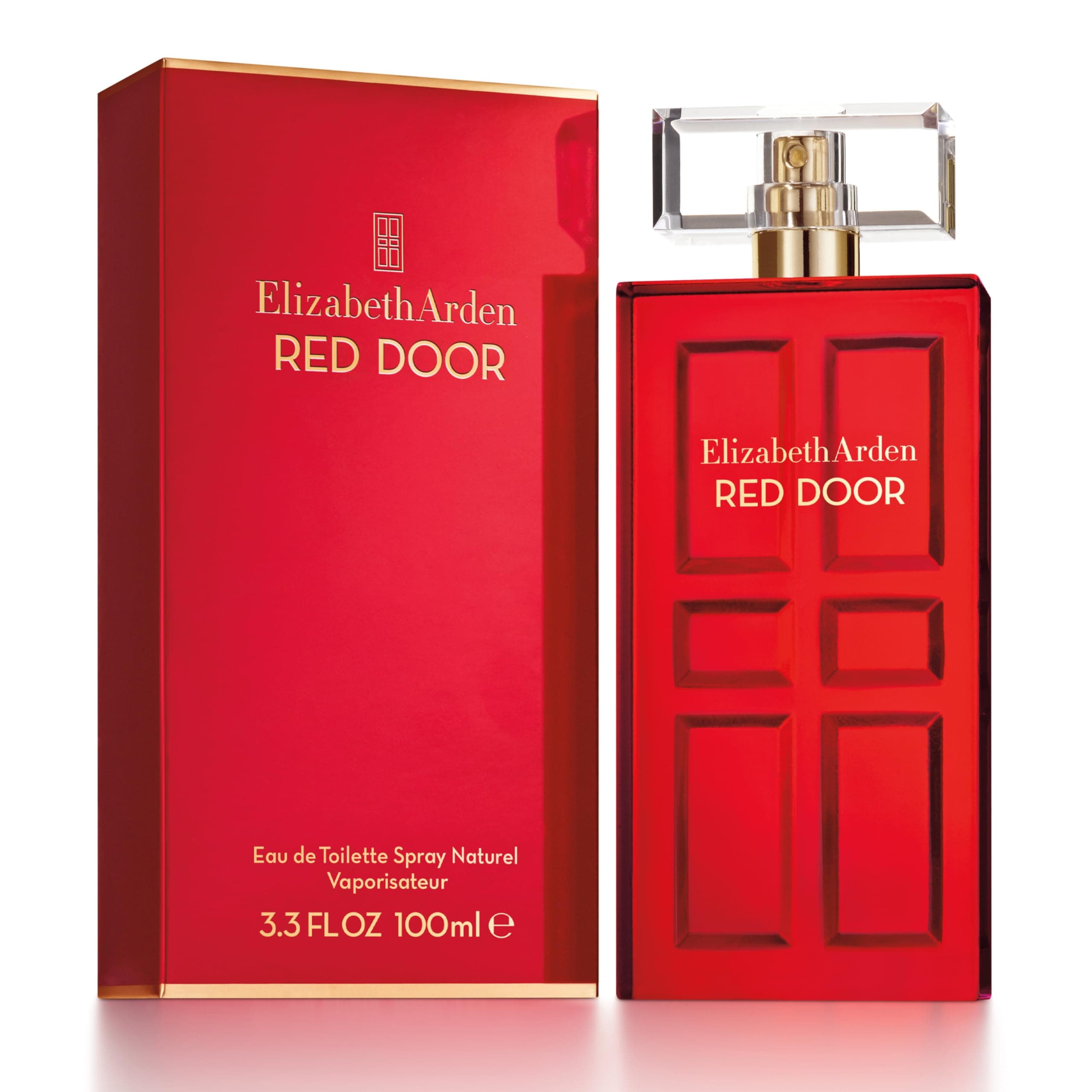 Red Door Eau de Toilette Spray, 100ml, floral woody perfume, luxury fragrance for women