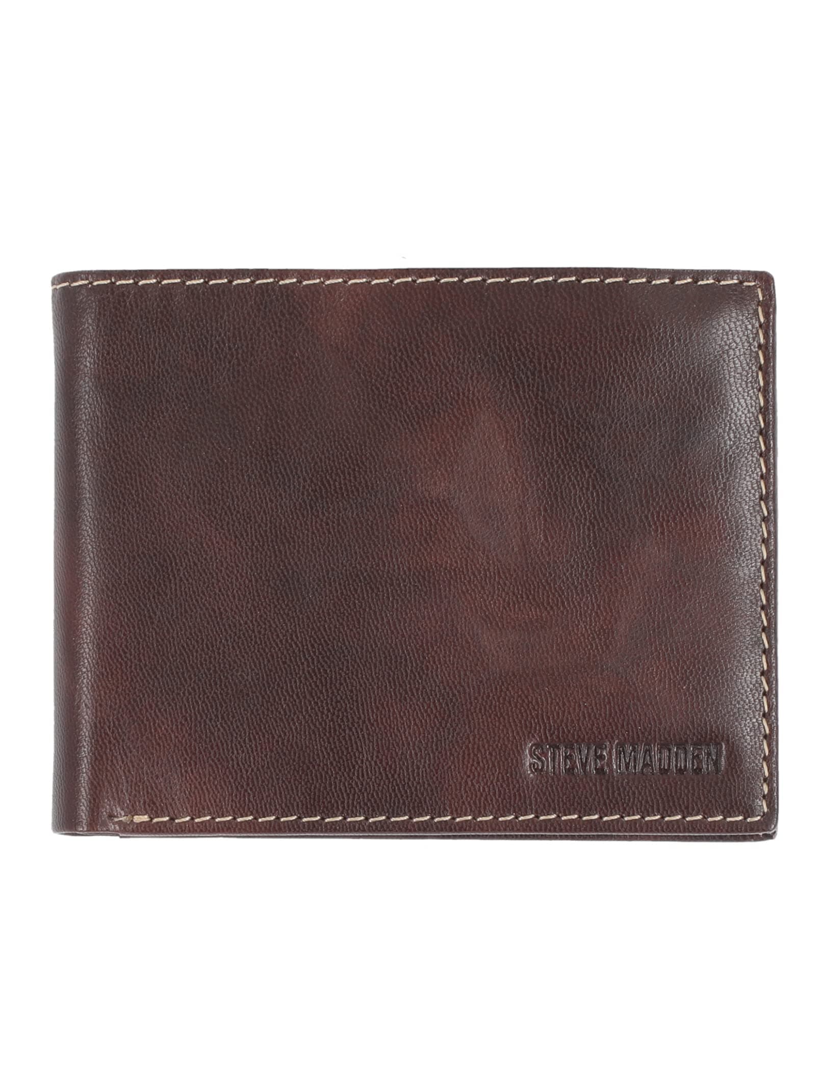 Men's Slim Leather Wallet with Extra Capacity Attached Flip Pockets