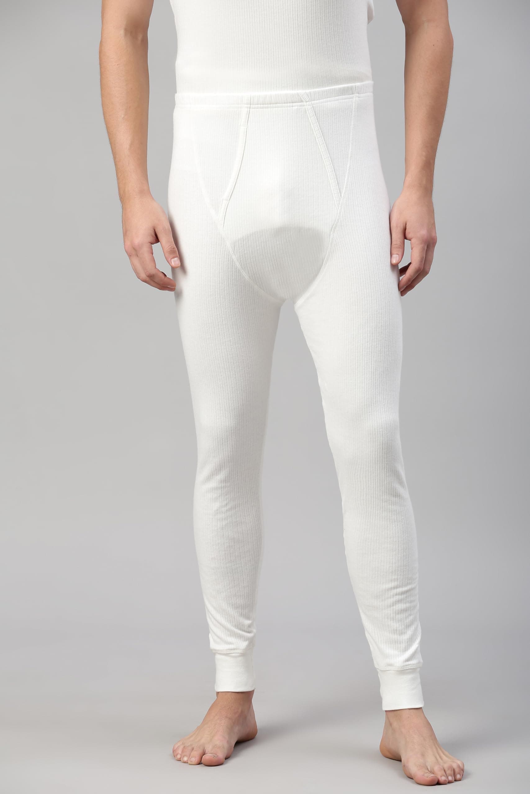 Men's Slim Plain Thermal Bottom