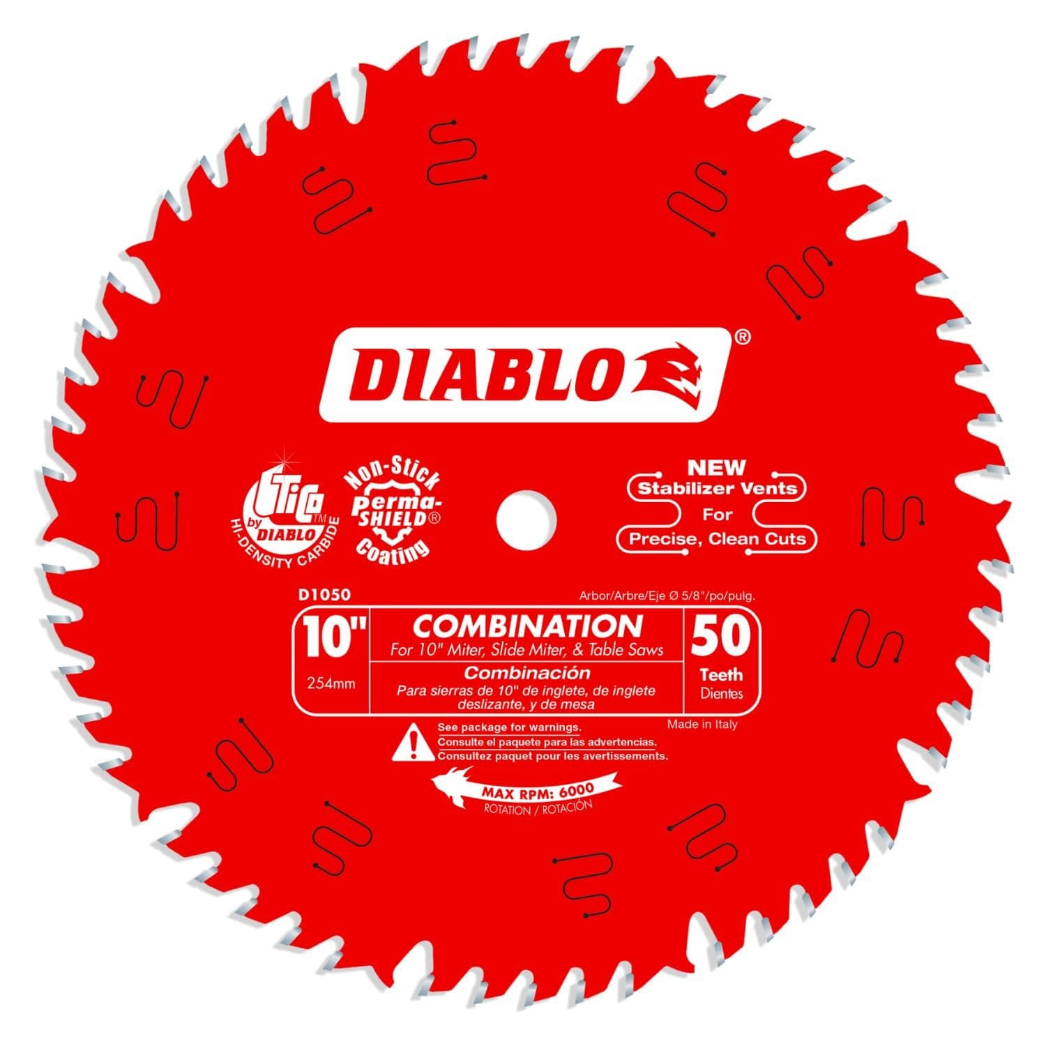 Diablo D1050X Combination Saw Blade