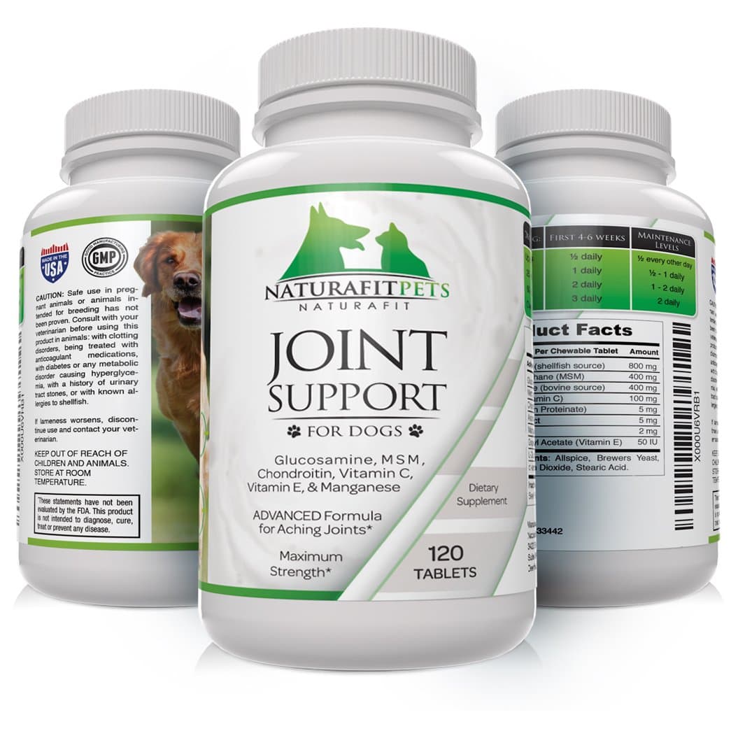 Joint Support Supplement for Dogs, 120 Tablets