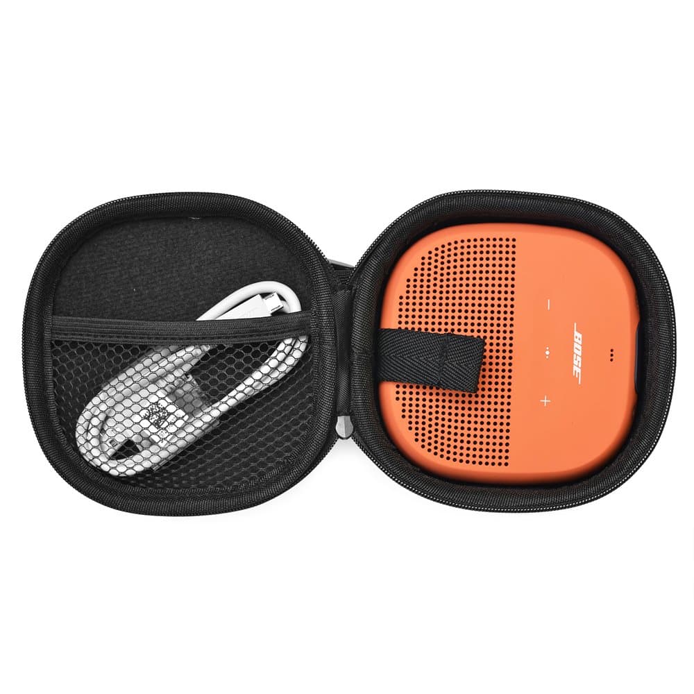 Case for Bose SoundLink Micro Bluetooth Speaker, Shape Completely Matched， with a Carabiner (Black) by Tangser