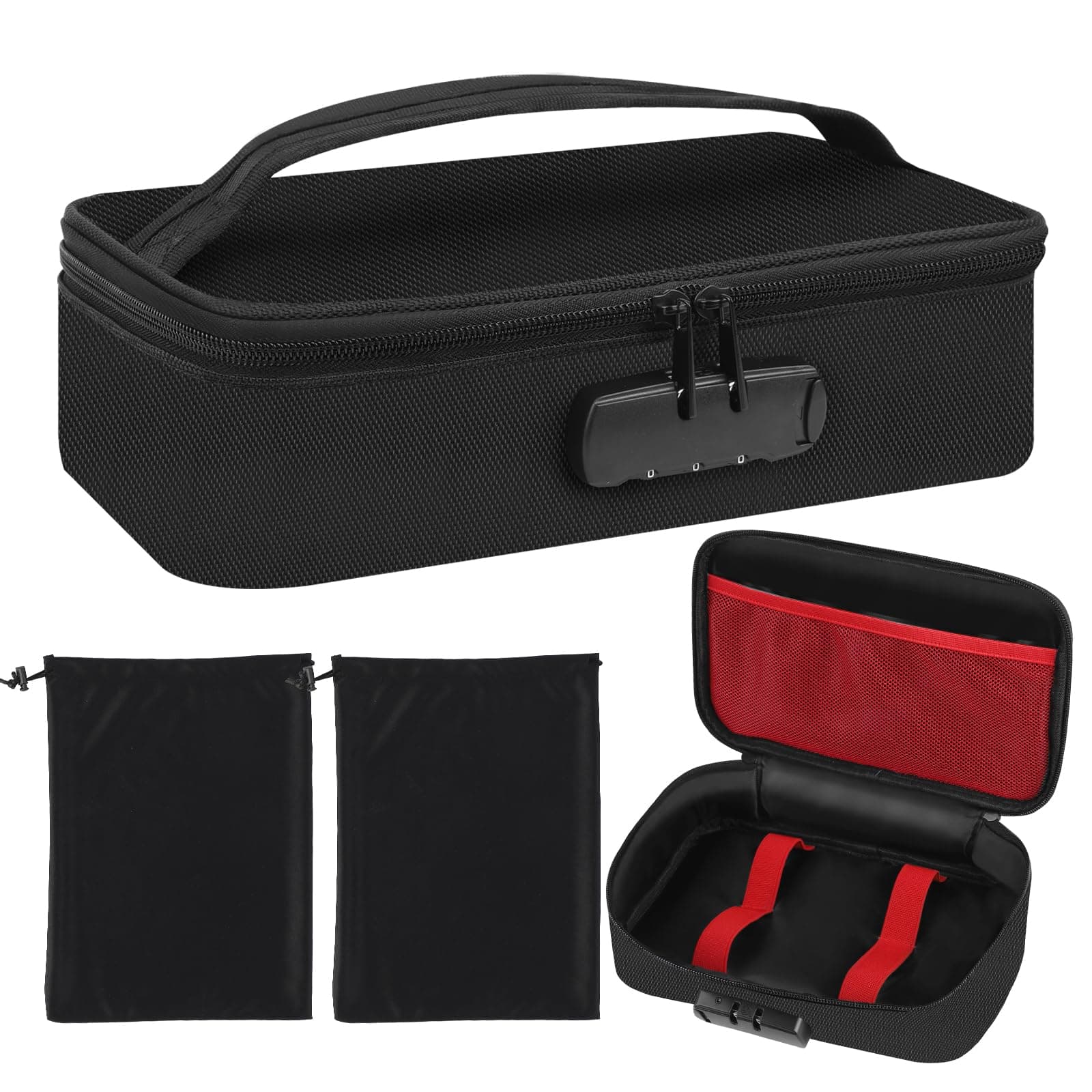 discreet lockable storage toy bag box organizer container
