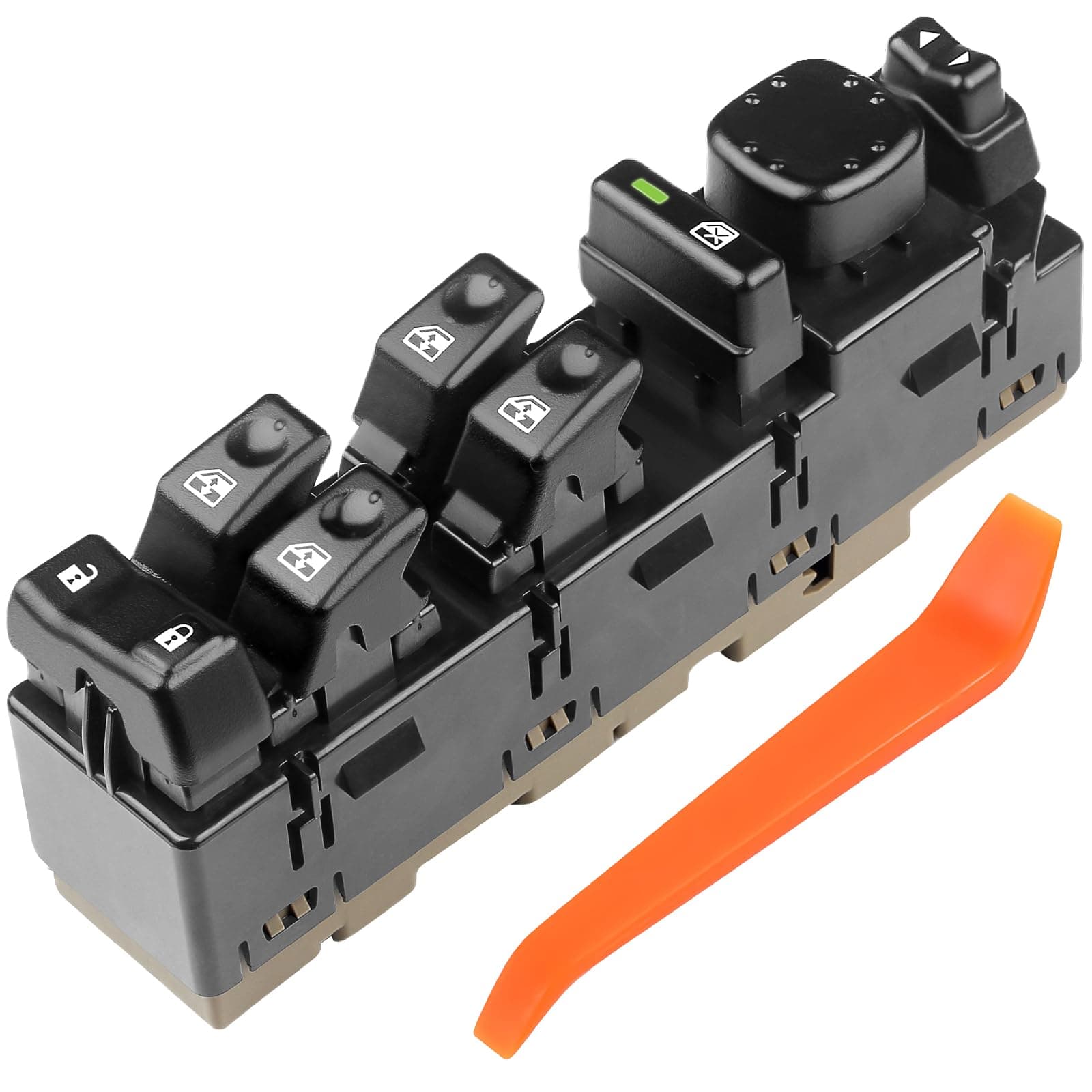 Master Power Window Switch Driver Side Compatible with 2003-2006 Chevy Avalanche Silverado 1500 2500 3500 Suburban Tahoe, GMC Sierra 1500 2500 3500 Yukon, Cadillac Escalade for 15883323 DWS-220