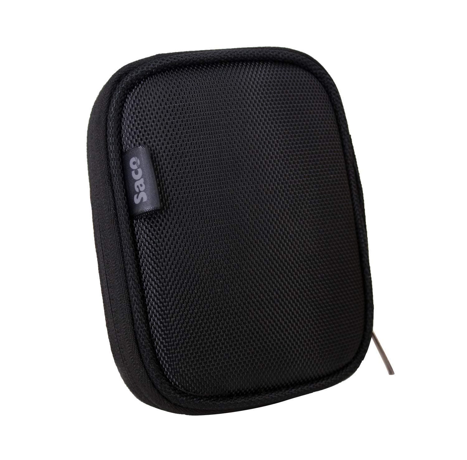 Saco External Hard Disk Protector Pouch Cover for WD Elements 1.5 TB Portable External Hard Drive - (Black)