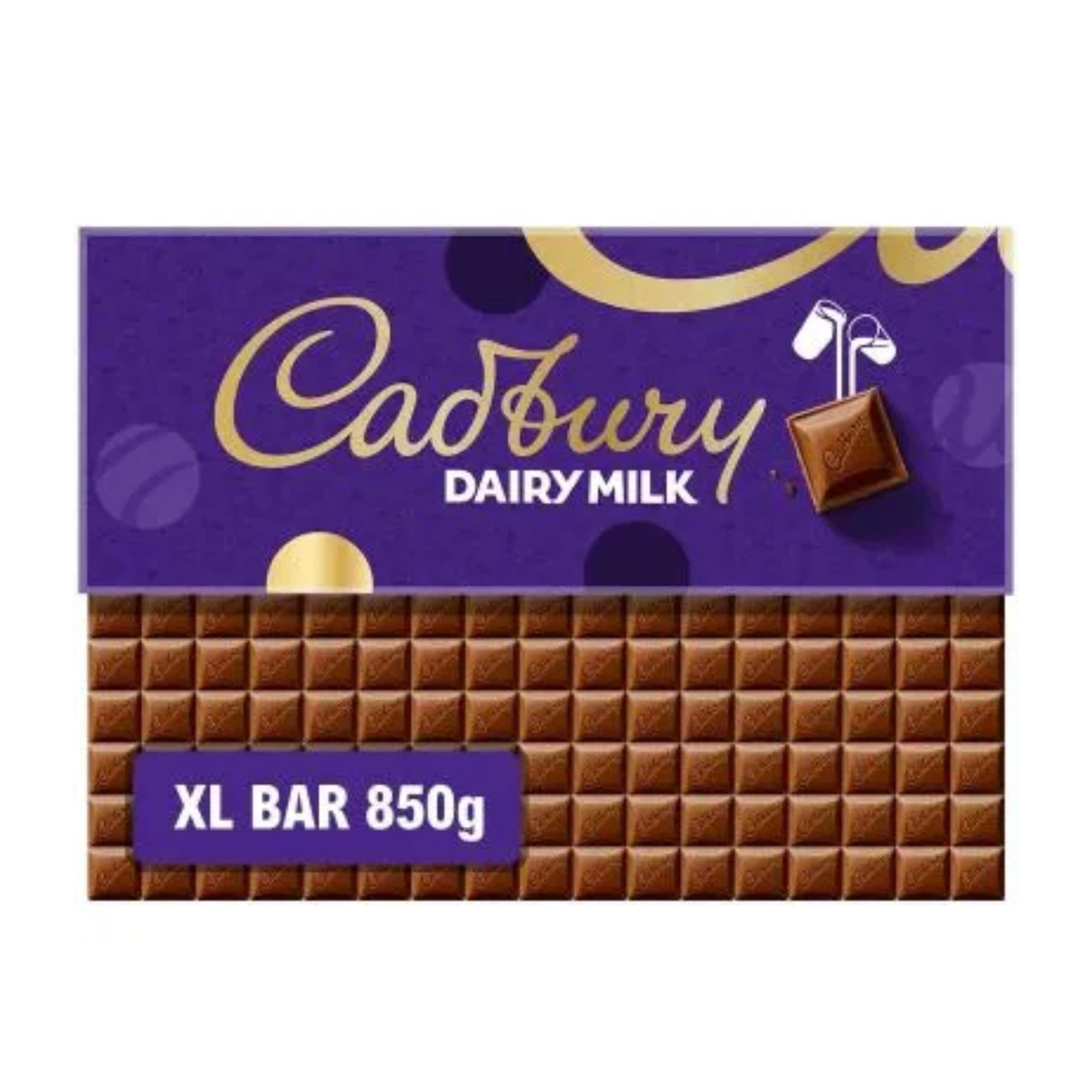 Dairy Milk Chocolate Gift Bar, The Classic Creamy Taste, Extra-Large, 850 g (Pack of 1)