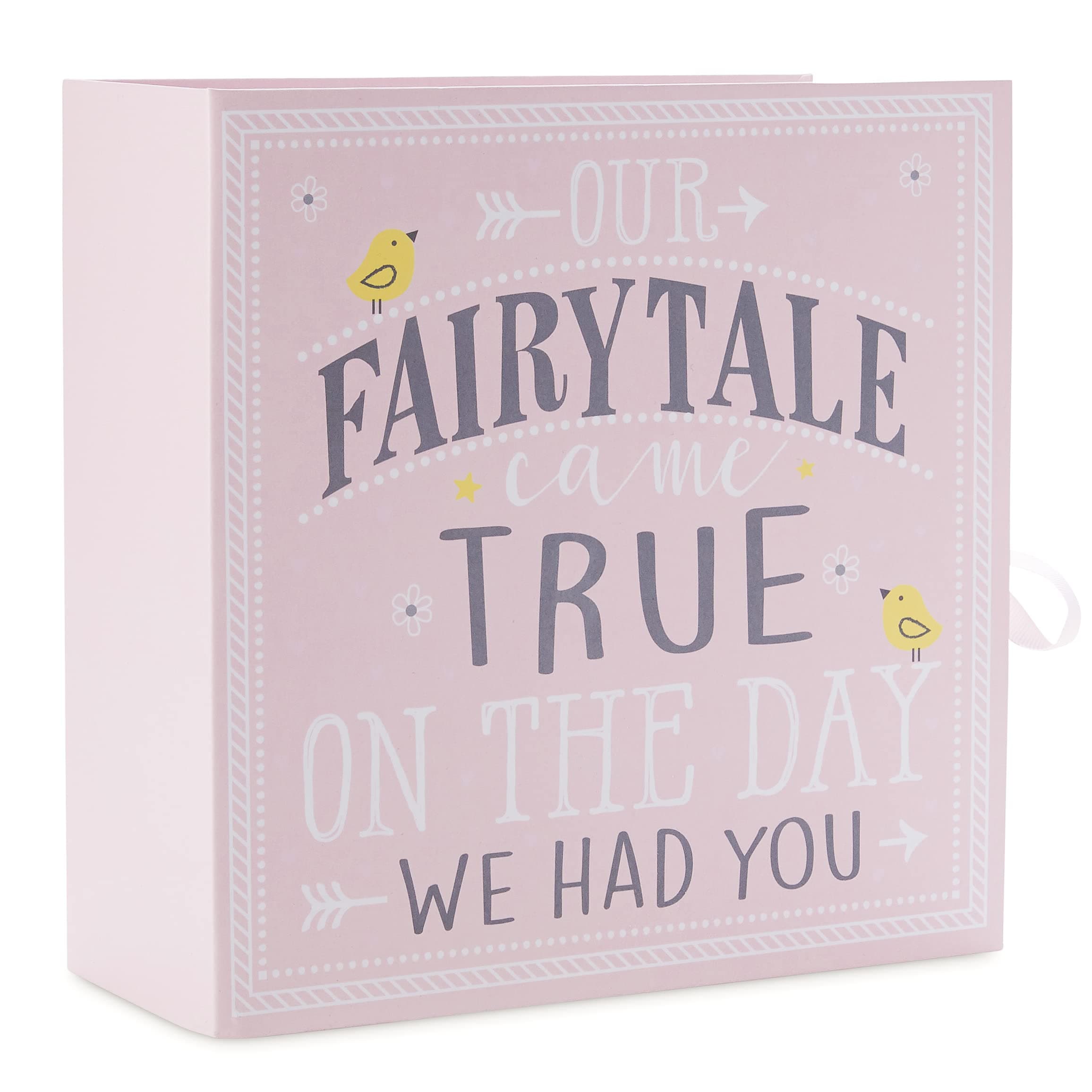 Tri-Coastal Design - Baby’s First Keepsake Memory Box with 9 Drawers to Hold a Child’s Special Mementos and Treasures (Fairytale)