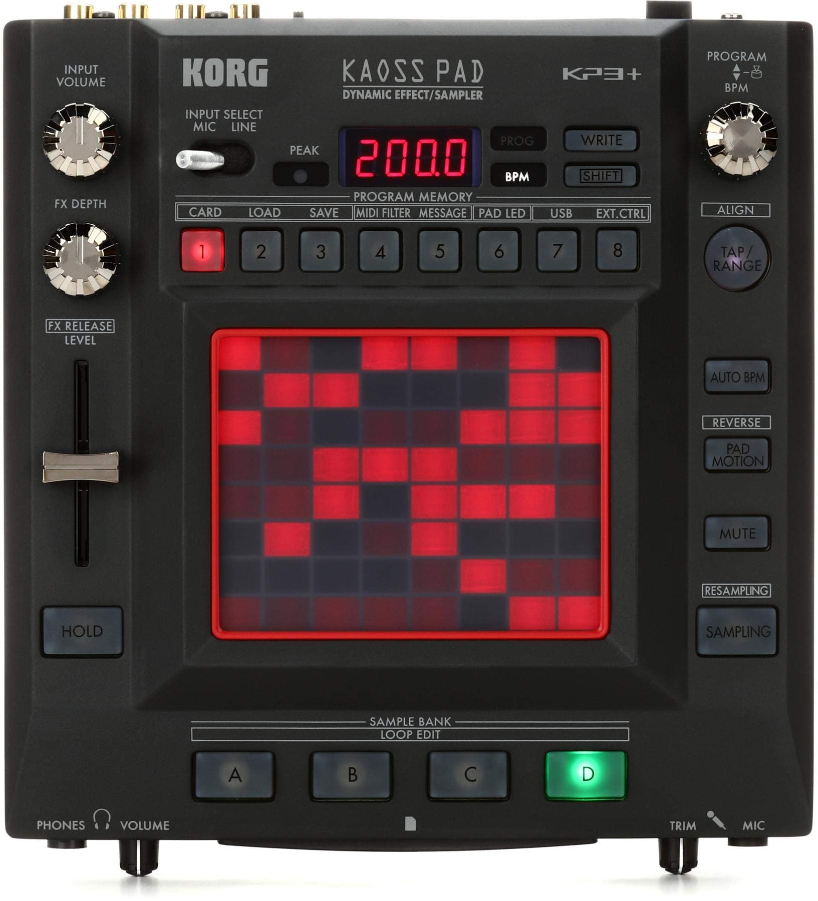 Korg - KP3PLUS - Kaoss Pad Dynamic Effects/Sampler