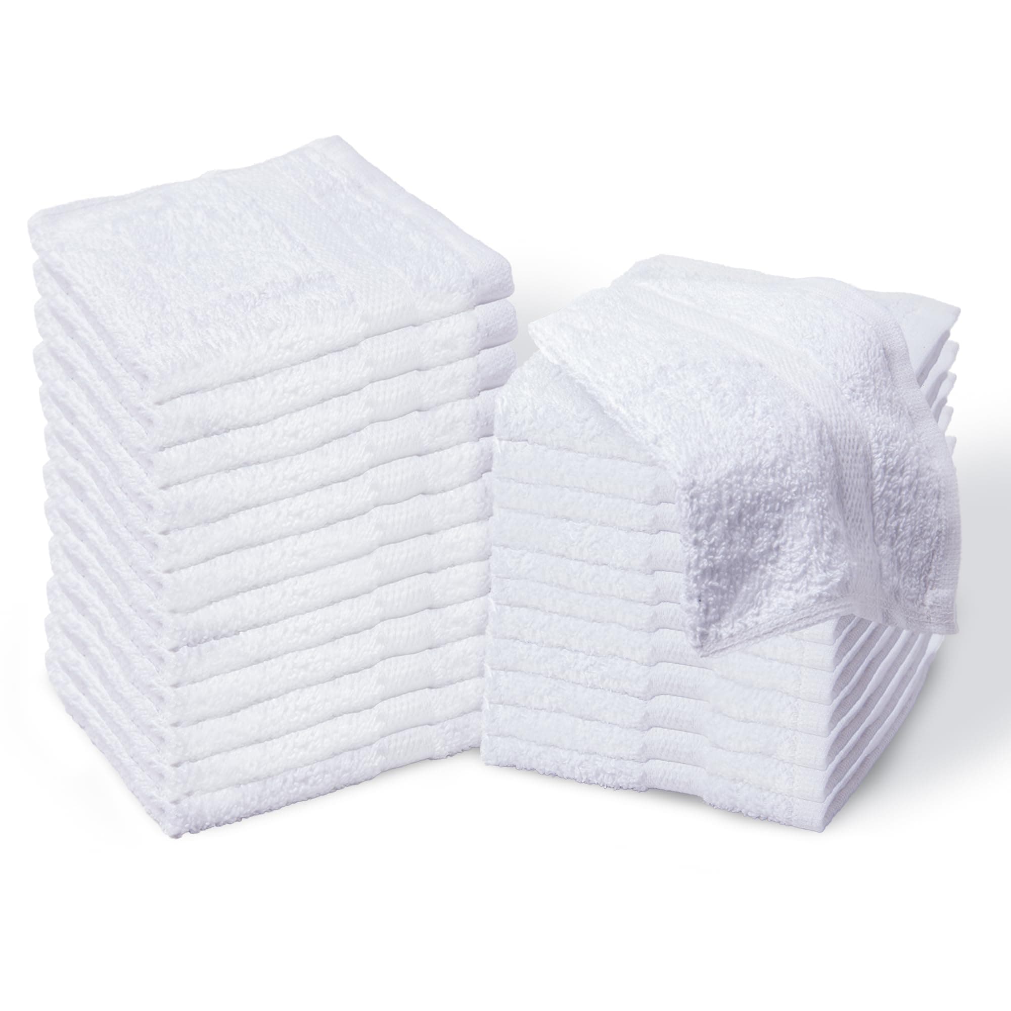Bulk Spa White Washcloths