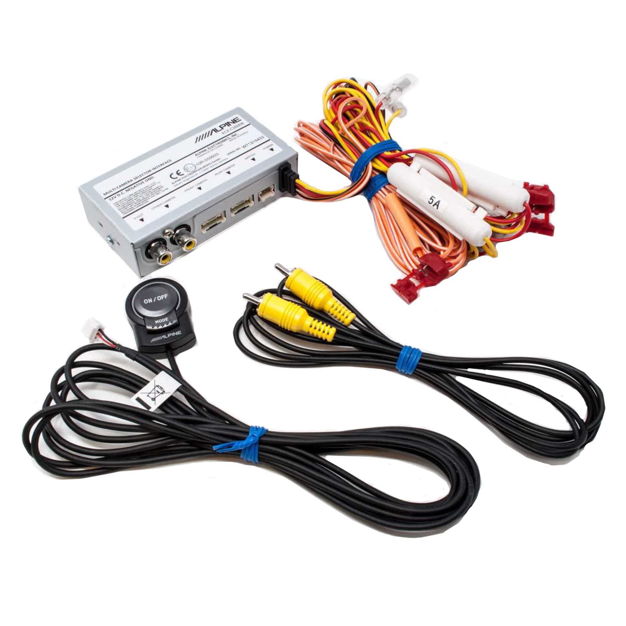 Alpine KCX-C2600B Front And Rear Camera Selector