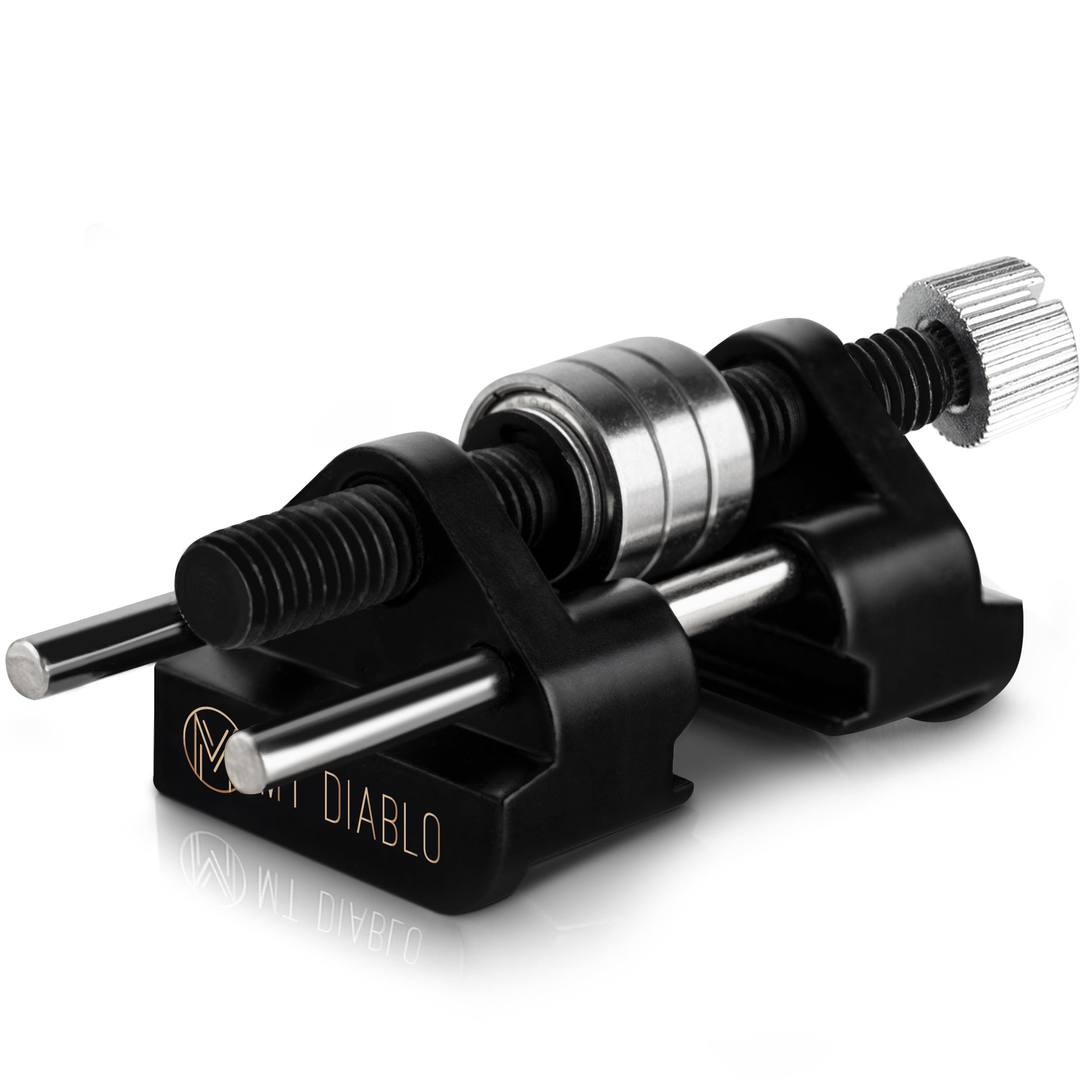 Mt Diablo Chisel Sharpening Kit - Precision Honing Guide for 1/4" to 2" Chisels & 1-3/8" to 3-1/8" Plane Irons, Sharpening Jig With Stainless Steel Rollers, Rust Resistant Cast Aluminum Design