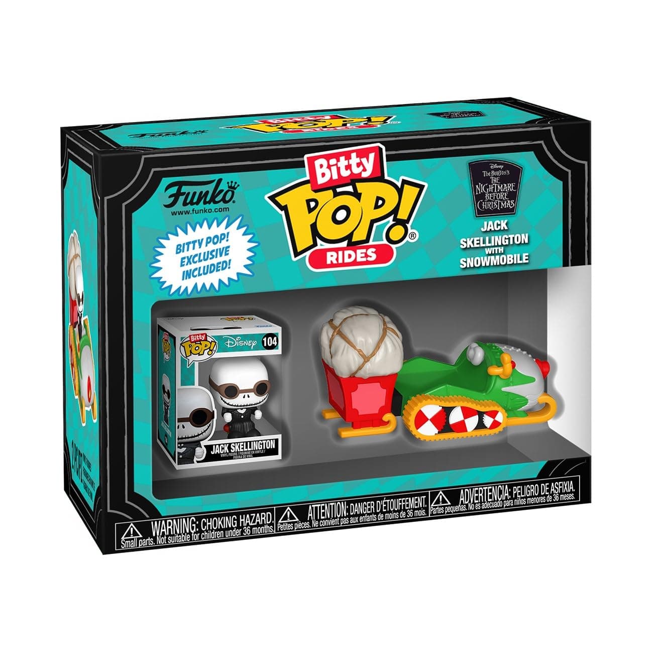 NBX Jack with Snowmobile Bitty Pop! Ride