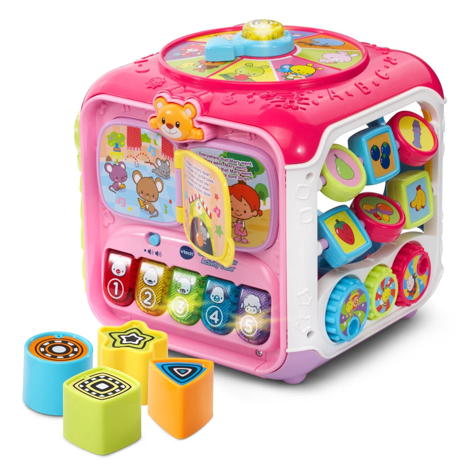 Sort and Discover Activity Cube (Frustration Free Packaging), Pink