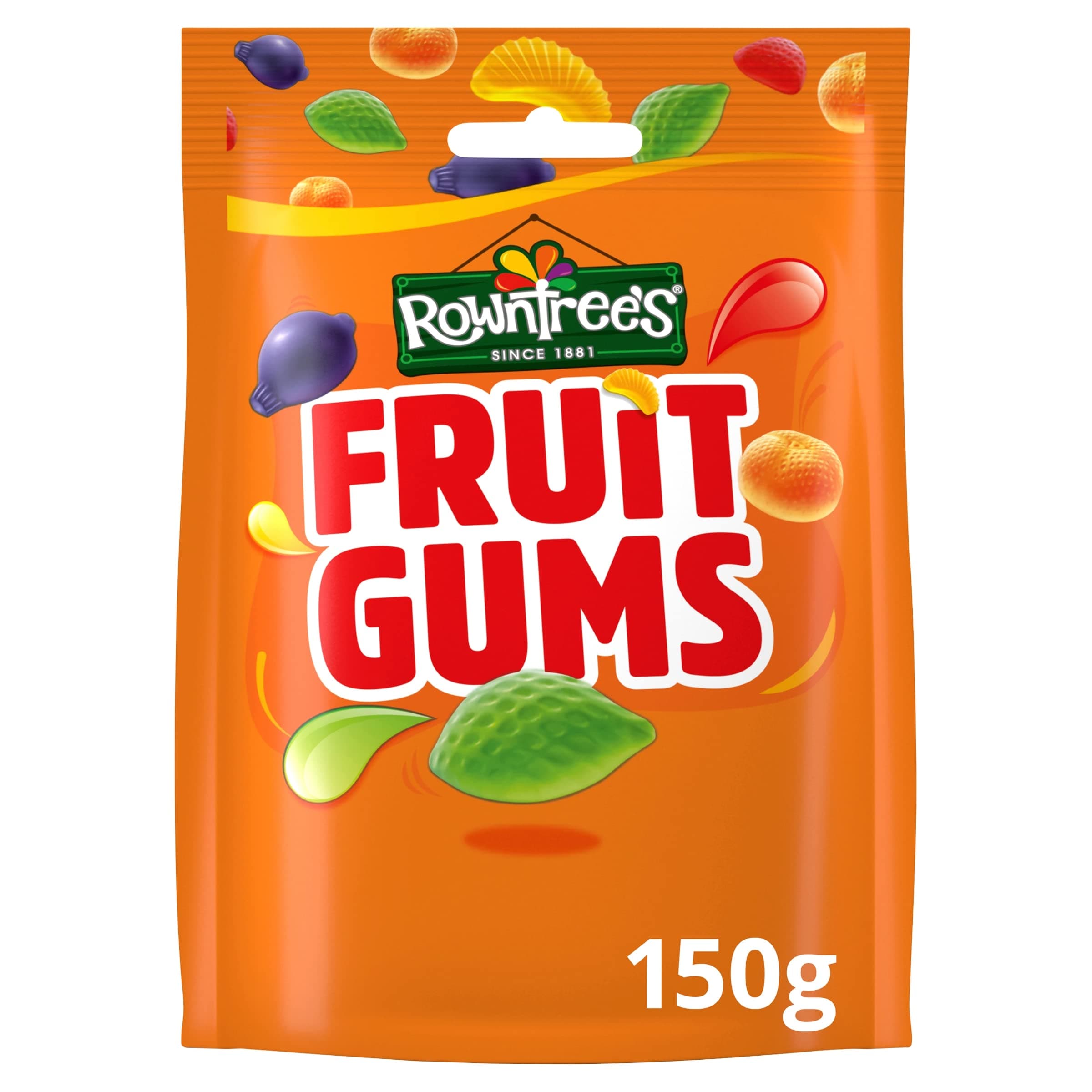 Fruit Gums Sweets Sharing Pouch, 150g