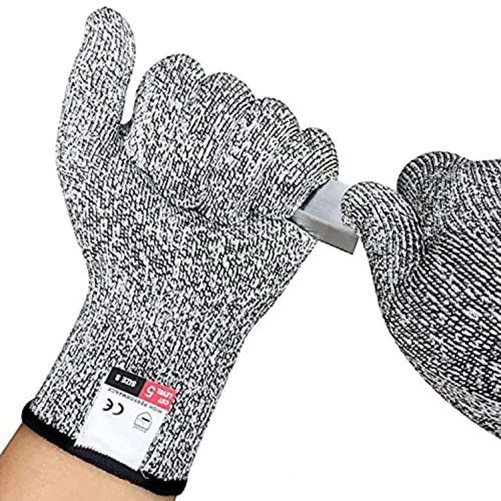 Cut Resistant Work Gloves - Digital High Performance Level 5 Protection, Food Grade Kitchen Glove(L)1
