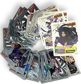 TD Creation Naruto Anime Trading Card Set – Premium Collector’s Edition for Anime Fans and Gamers (Silver)