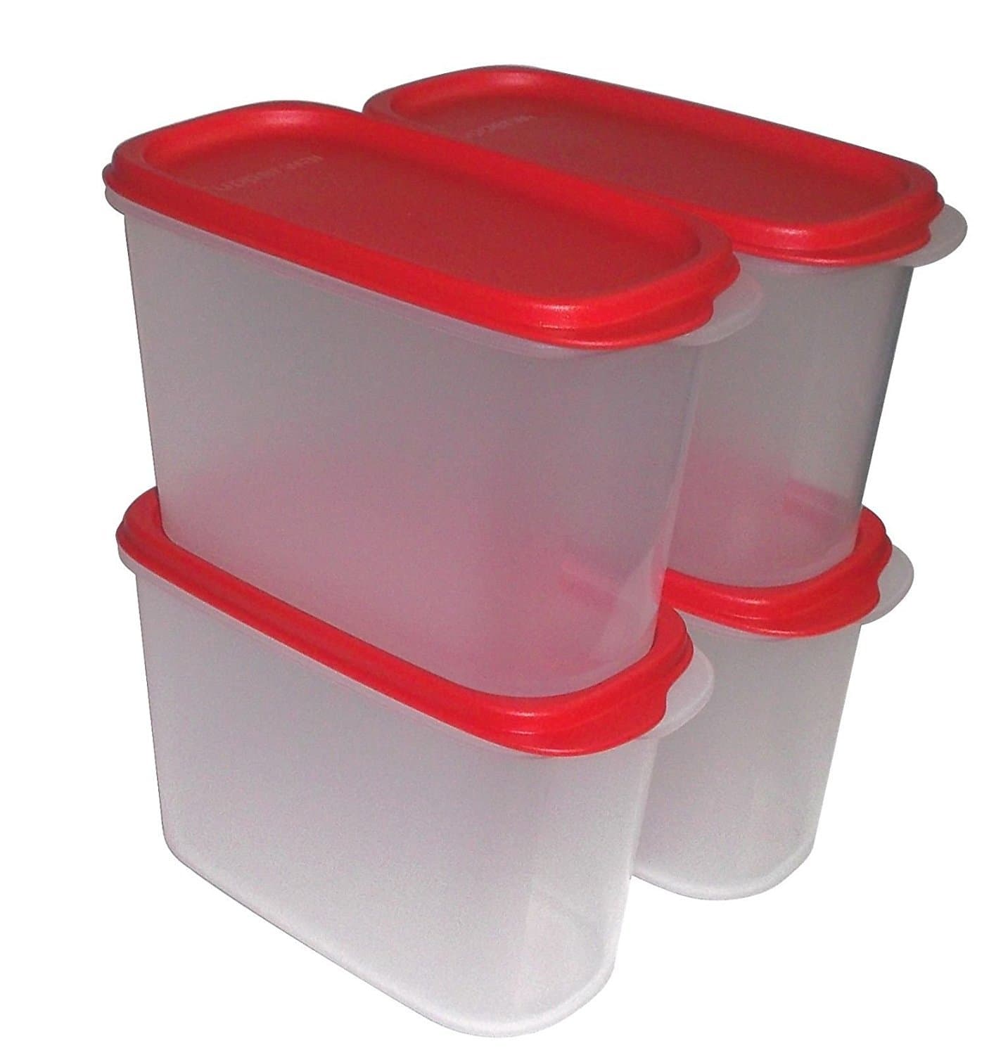 New Smart Saver Plastic Container Set, 1.7 Litres, Set of 4, Transparent