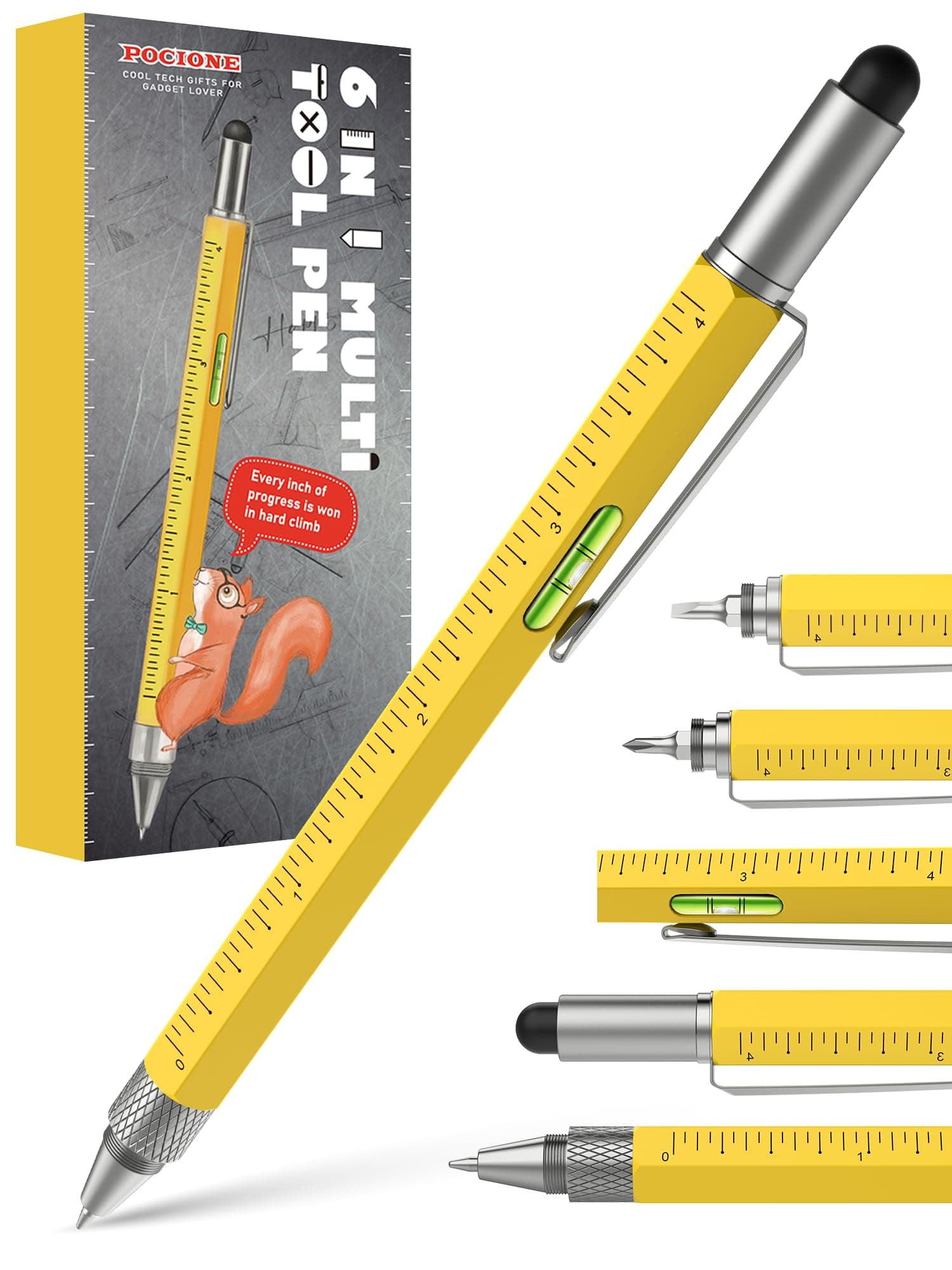 Easter Gifts for Men Multitool Pen - Mens Easter Basket Stuffers, Mens Gifts for Dad Him Husband Grandpa, Cool Gadgets EDC Tools Birthday Gift for Men Who Have Everything, Dads Gift for Fathers Day