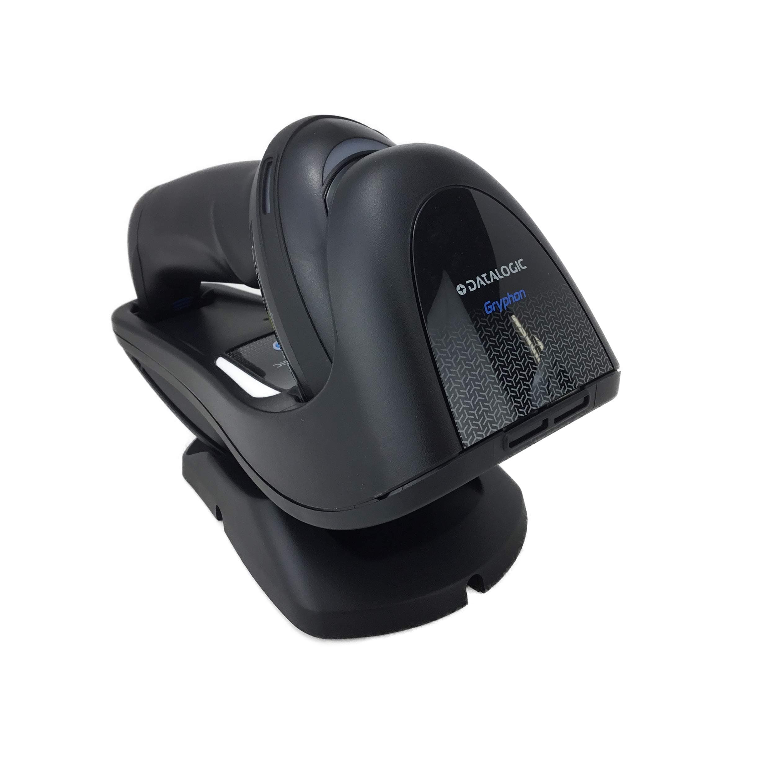 Gryphon GBT4500 Omnidirectional 2D/1D Wireless Bluetooth Barcode Scanner/Imager, Includes Adjustable Cradle and USB Cord (GBT4500-BK-BT)