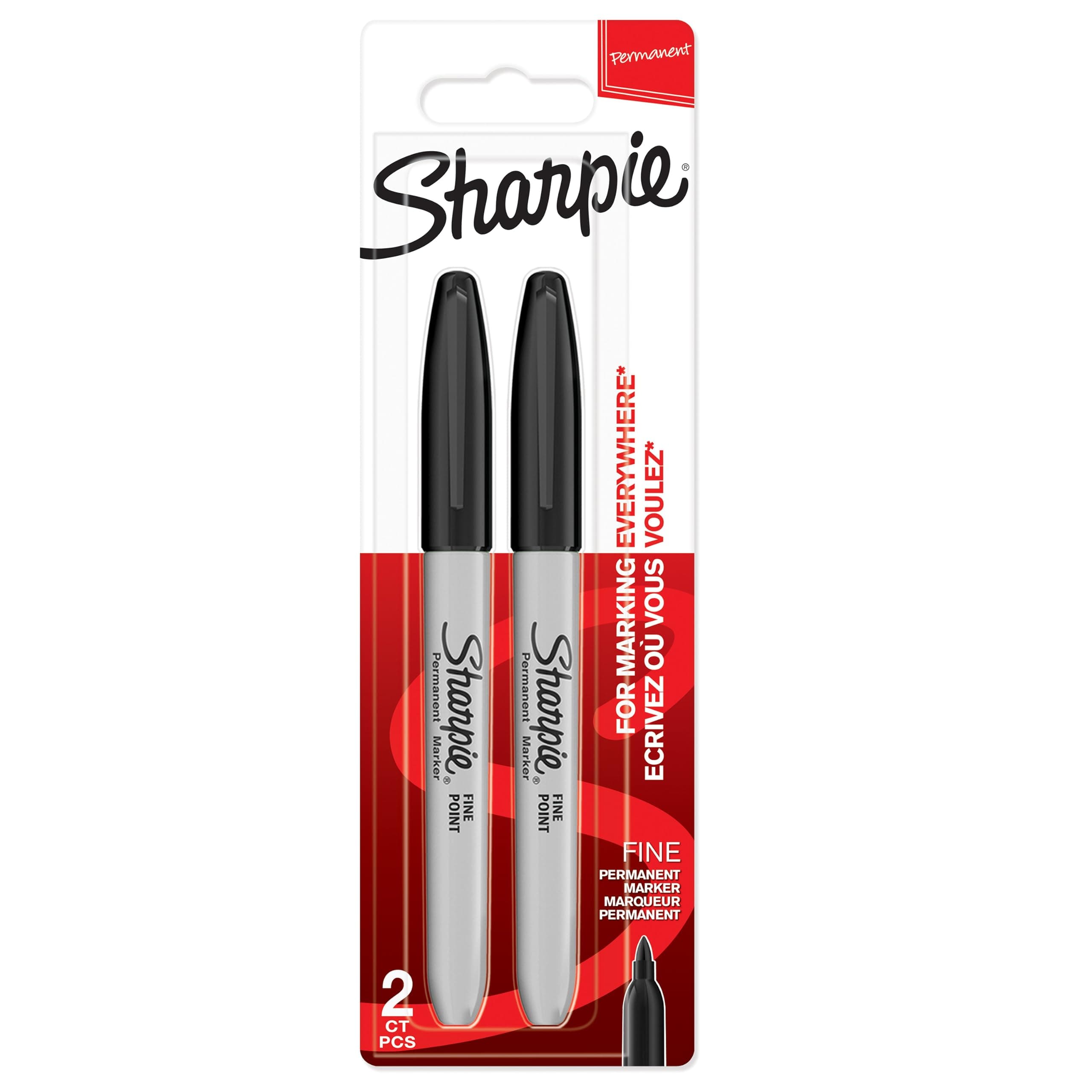 Sharpie 2 count Permanent Fine Point Markers