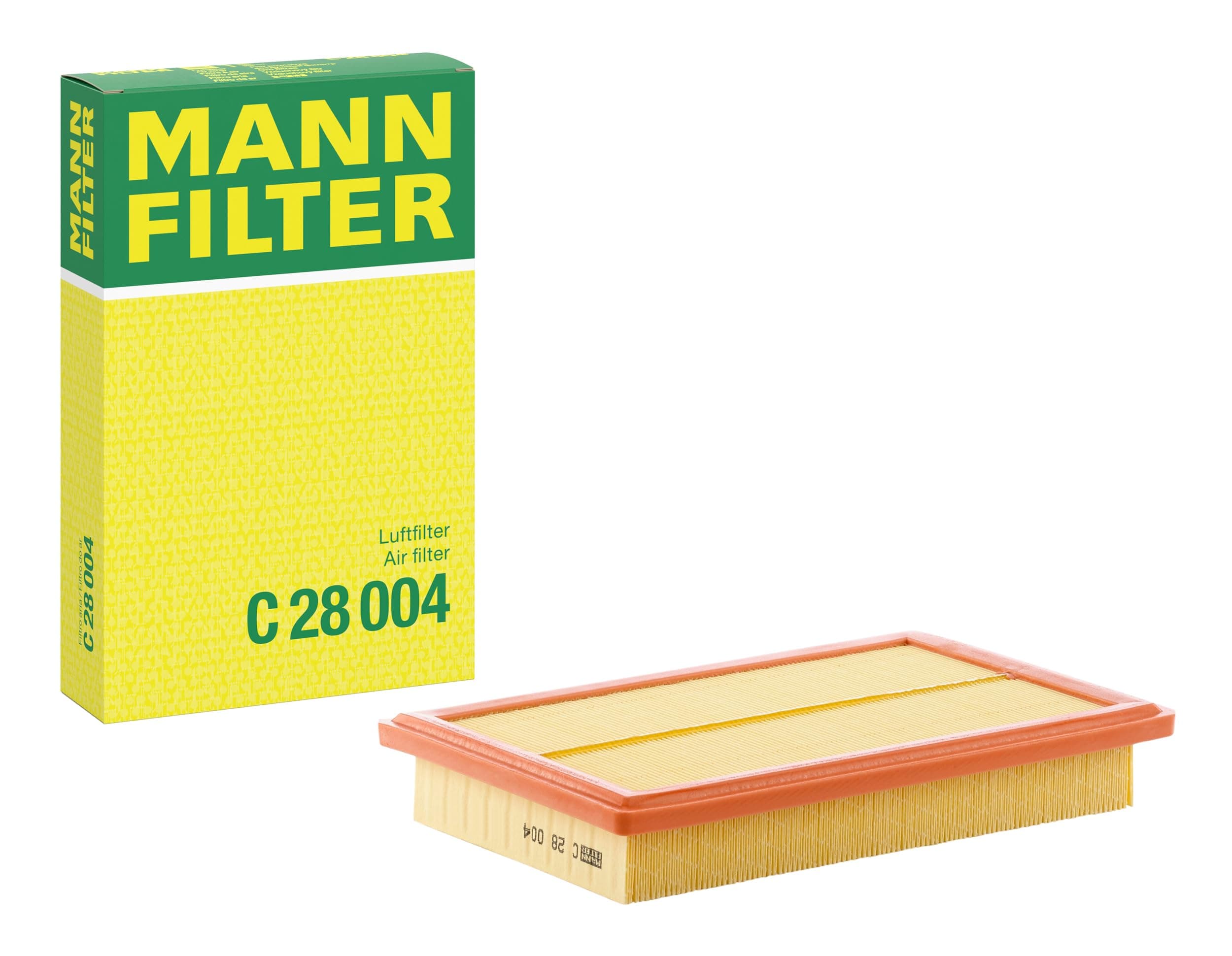 C 28 004 Engine Air Filter Replacement Compatible With Select Mercedes-Benz C300, C350e, E300, E350, GLC300, GLC350e, SLC300 Vehicles