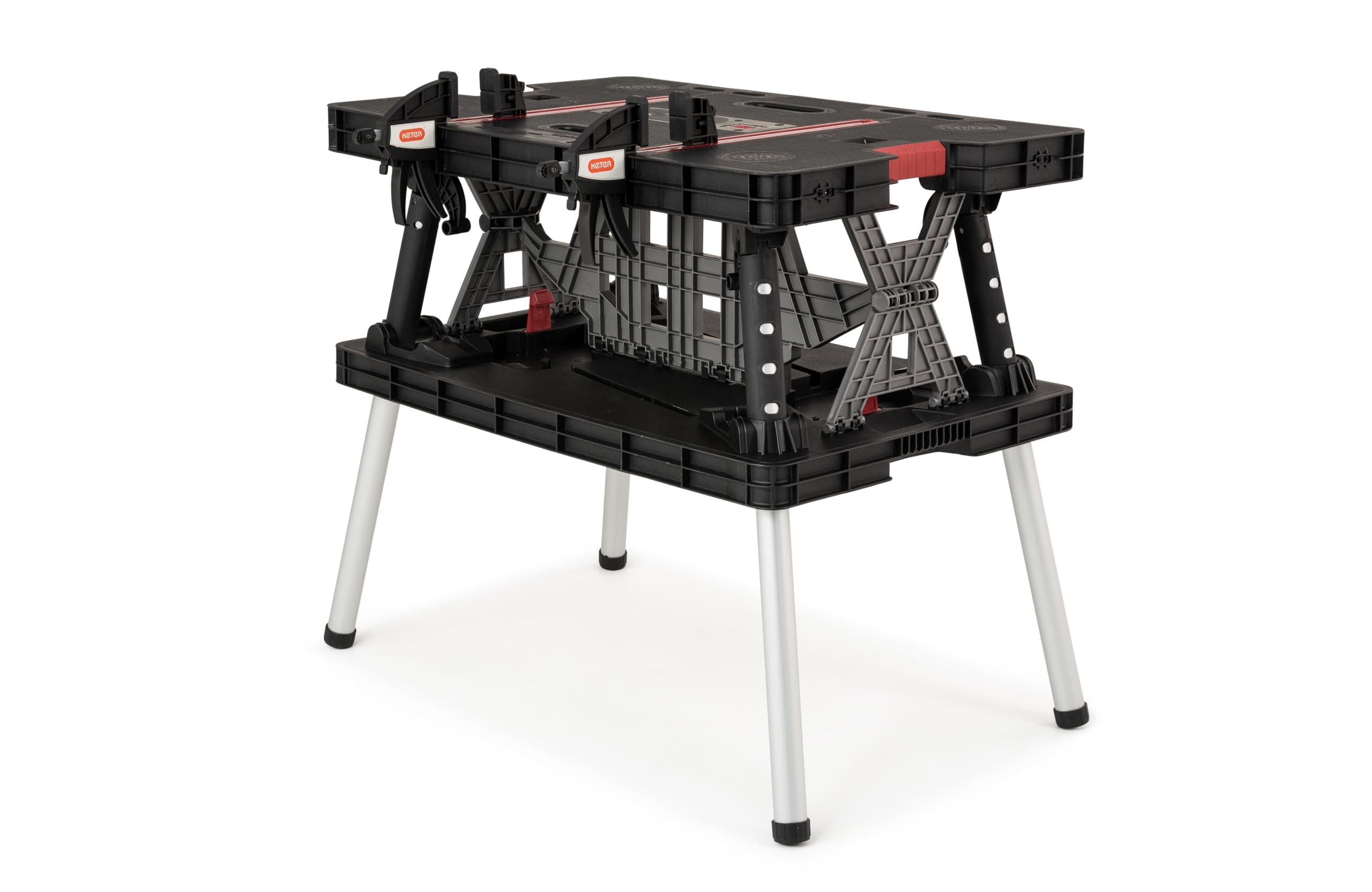 Keter Folding Work Table, Black, 85x55x75.5 cm