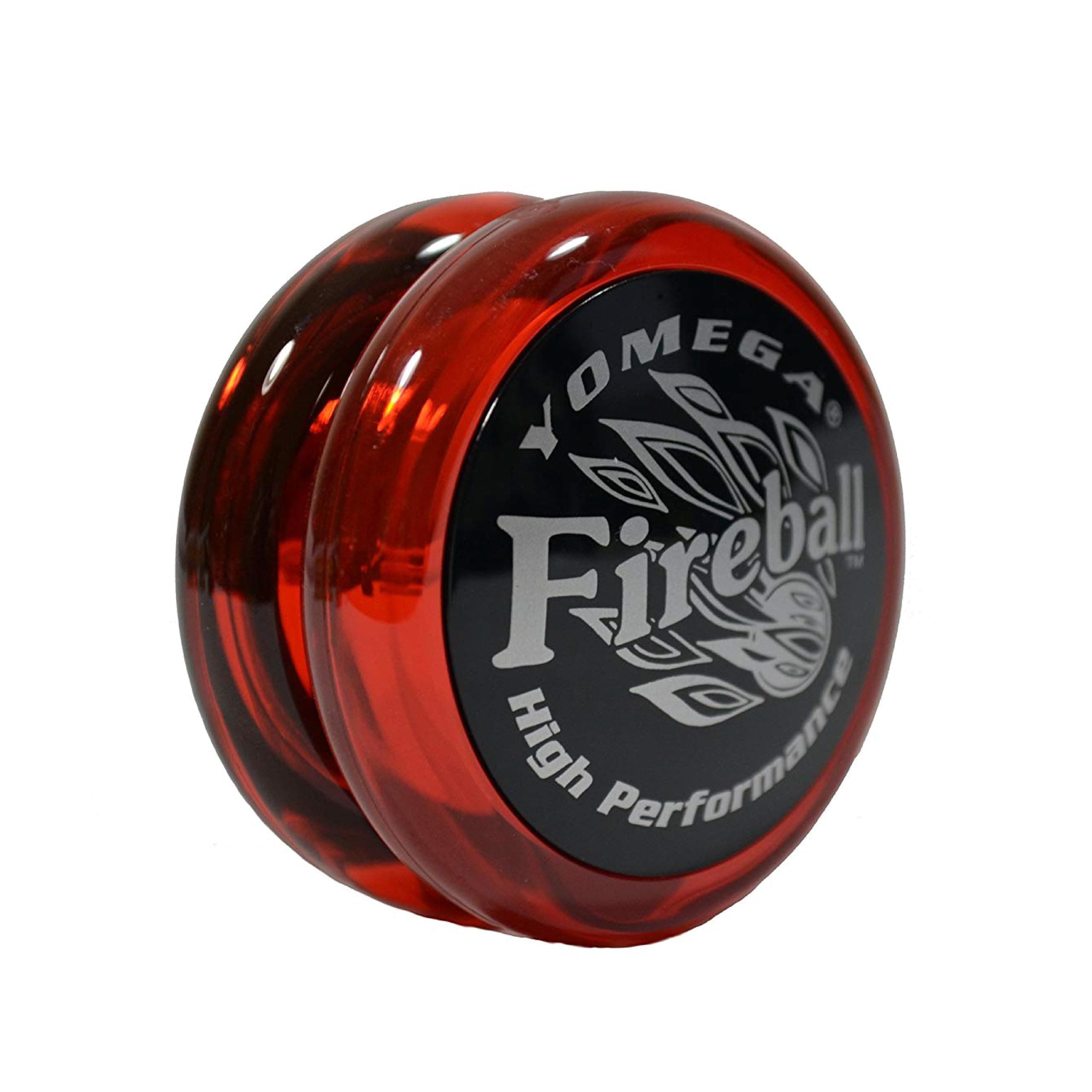 Yomega Fireball YoYo -HIGH Performance Responsive Transaxle Yoyo, Great for string tricks for advance Players to Perform Like Pros + Extra 2 yo yo Strings & 3 Month Warranty (dark red)
