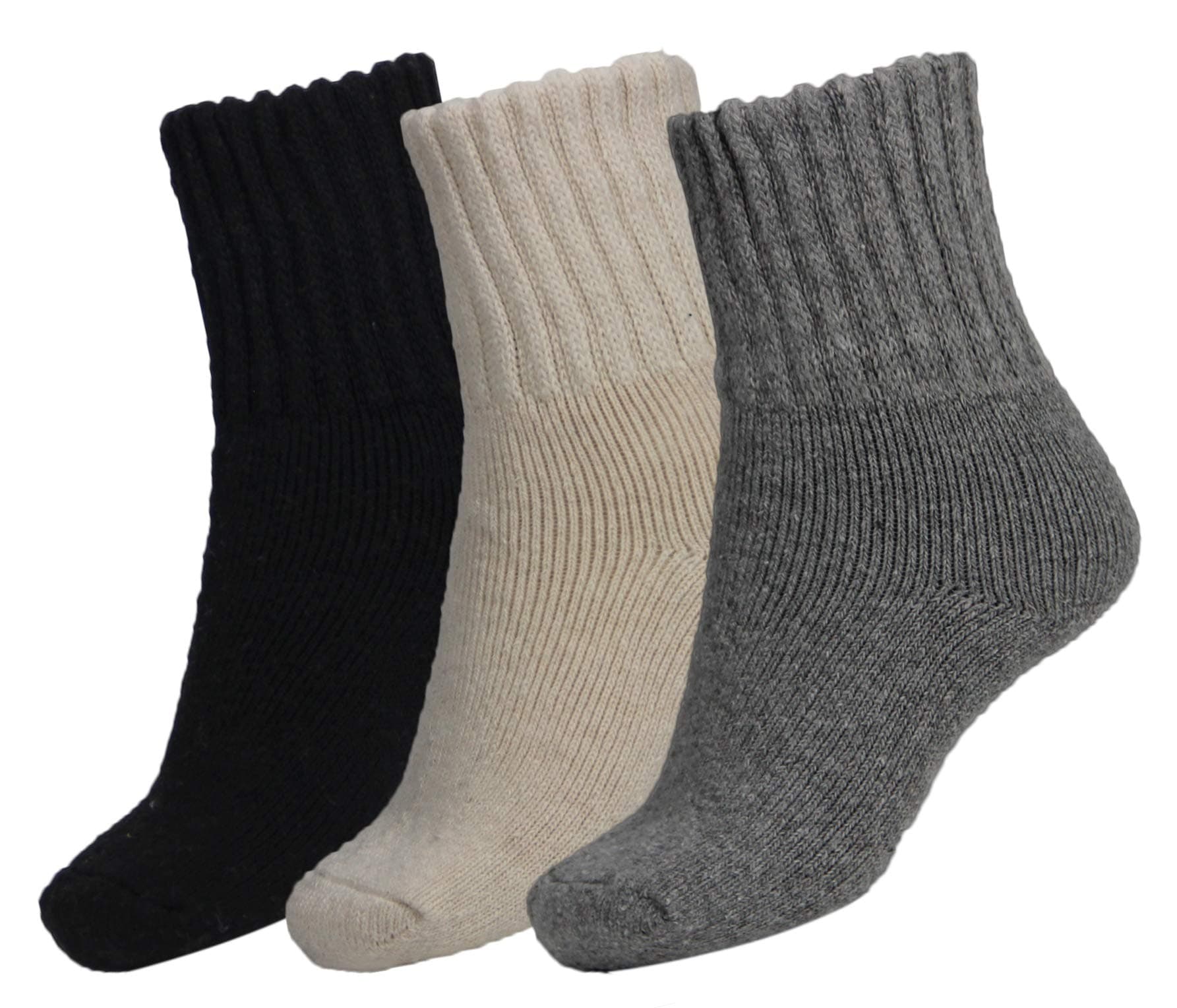 Boot Socks for Women Winter Solid Thick Warm Socks Cozy Crew Socks Christmas Gift