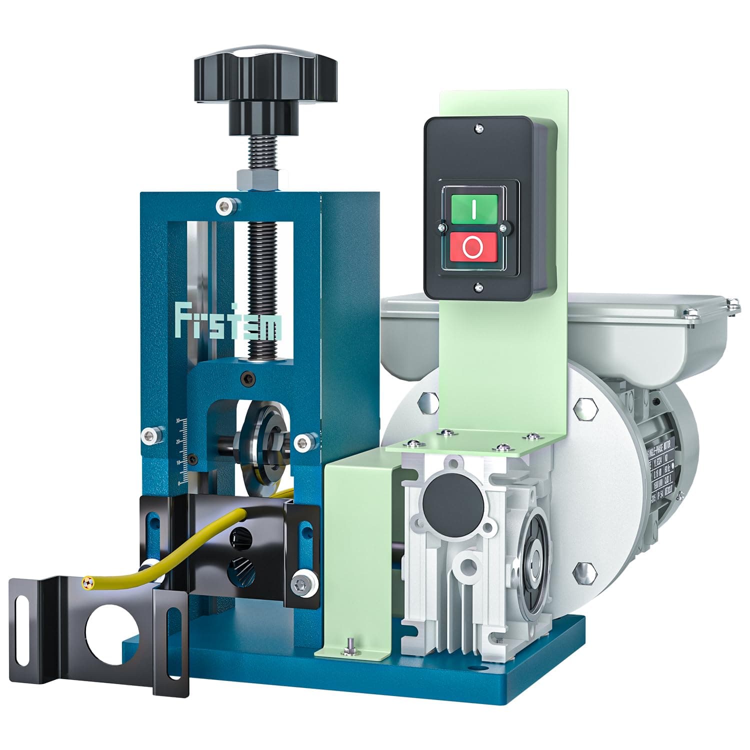 Automatic Wire Stripper Machine, 180W Electric Wire Stripping Machine for Copper Wires, 0.06"-1" 60 ft/min with Visible Stripping Depth Reference Recycling Scrap Motorized Wire Stripper Tool