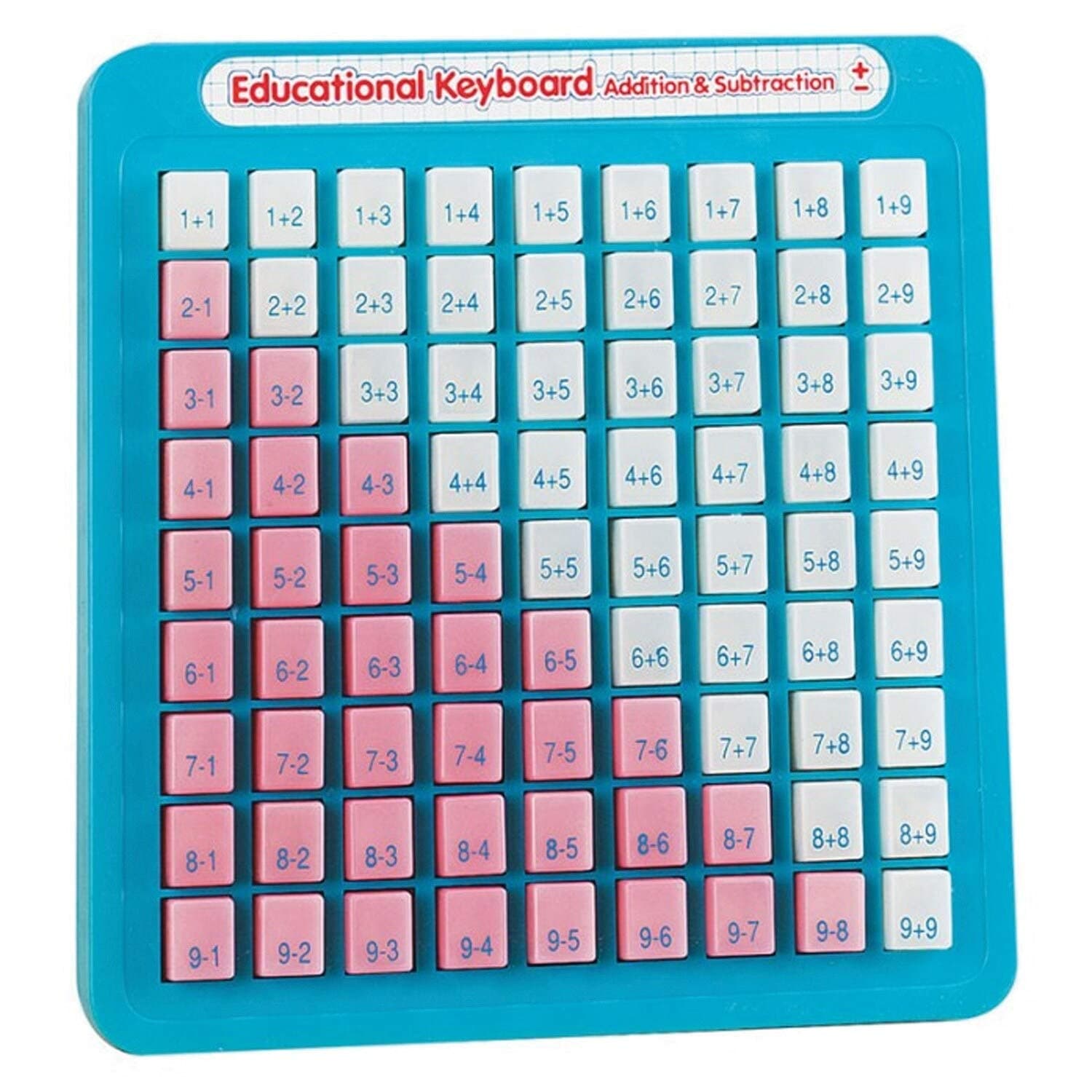 Math Educational Keyboard Addition/Subtraction Plastic