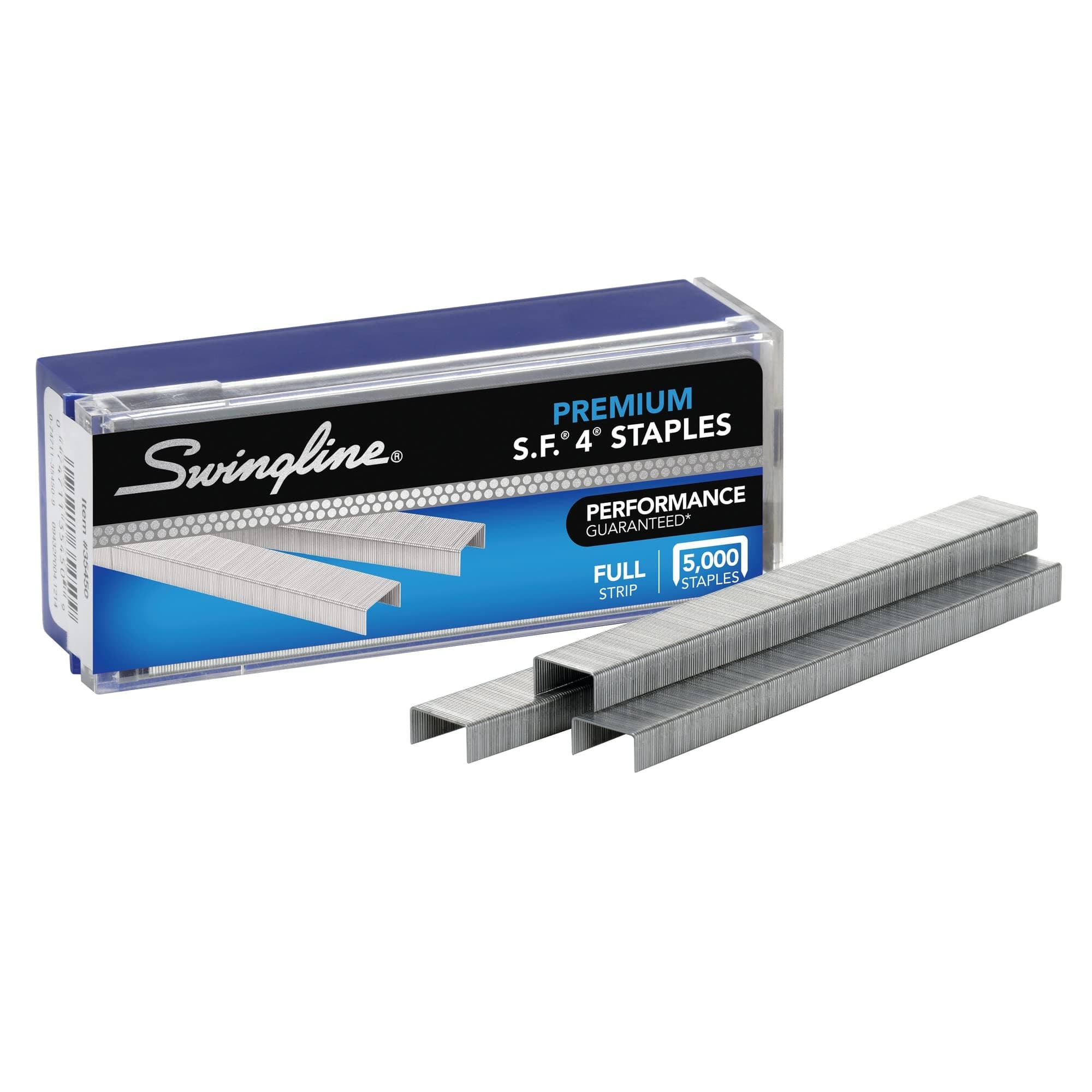 Swingline S.F. 4 Premium Staples for Desktop Staplers, 1/4" Length, 210/Strip, 5000/Box (35450)