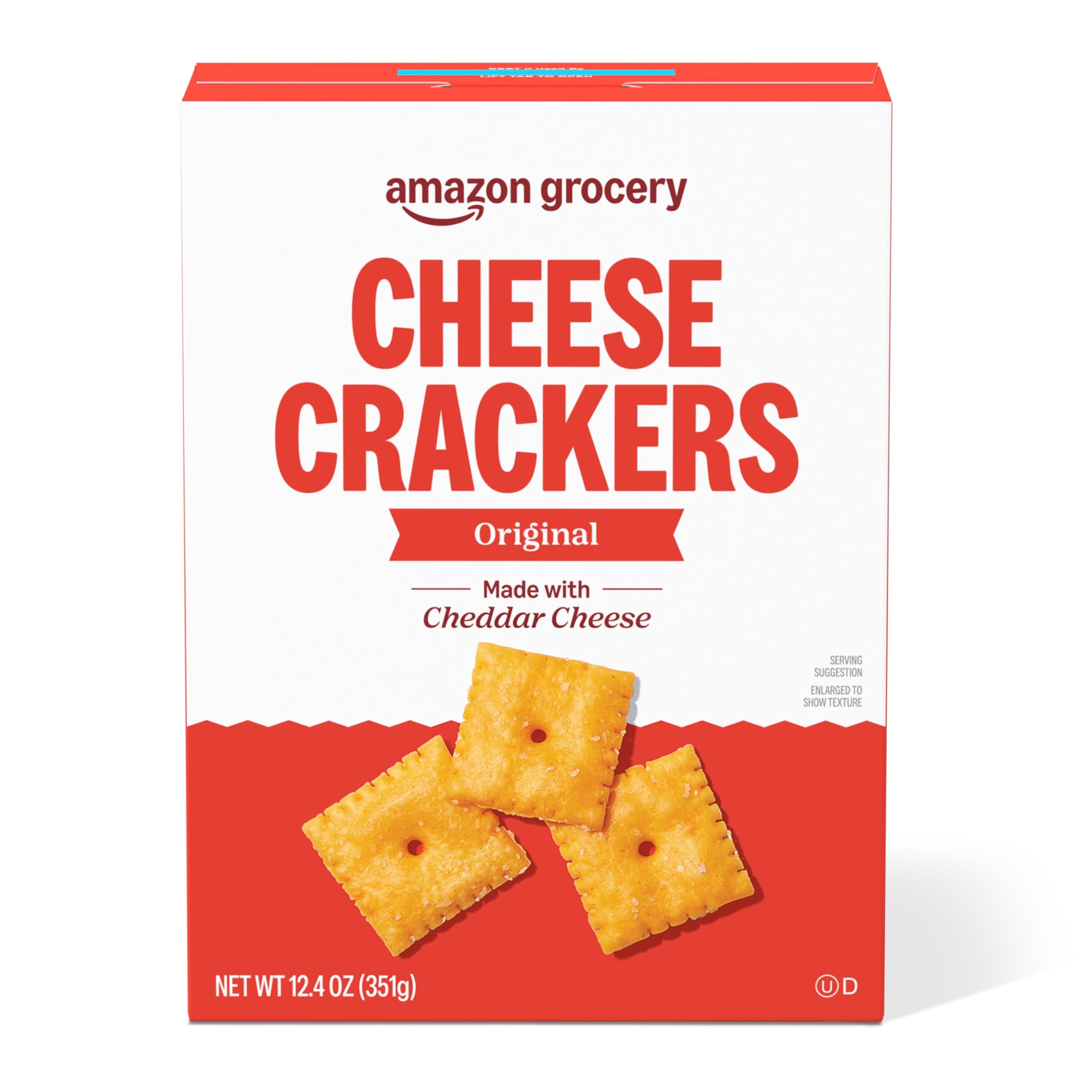 Amazon Grocery, Original Cheese Crackers, 12.4 Oz