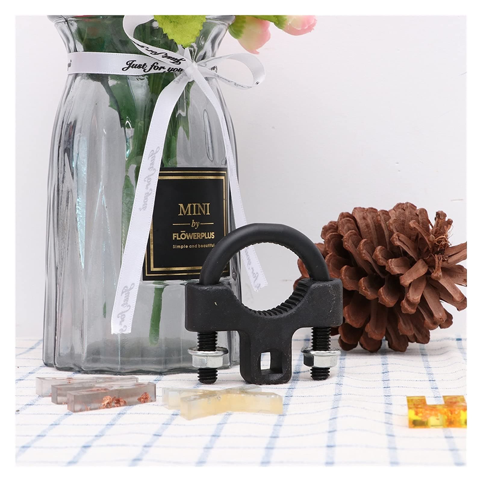 SHANG-JUN Internal guy removal tool U Shape 3/8in Low-Profile Car Removal Installation Inner Tie Rod Tool For Disassembly And Installation Of Car Chassis Rocker Tie rod removal tool