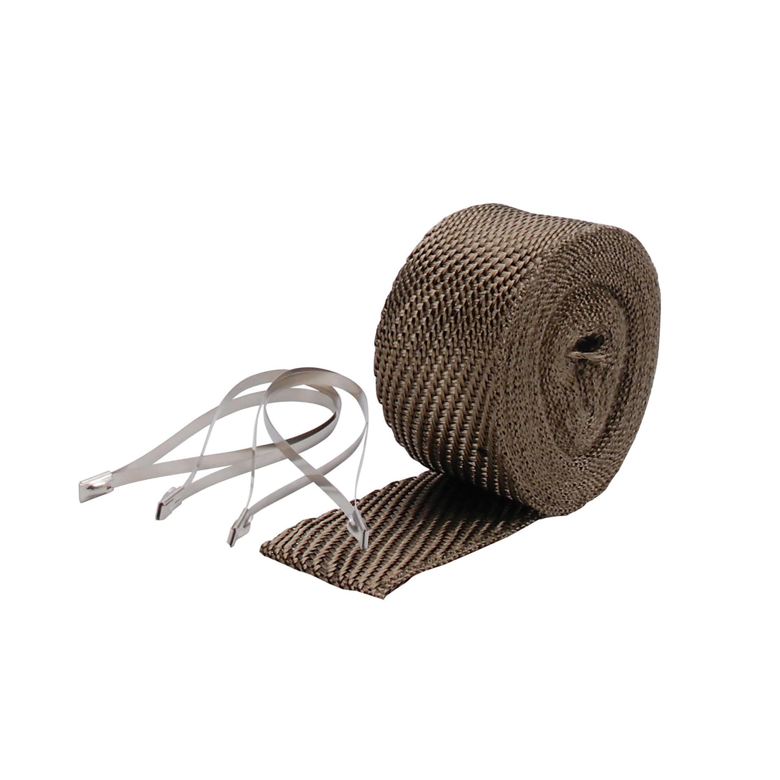010123 2" x 25' Pipe Wrap Kit with 4 Locking Ties - Titanium
