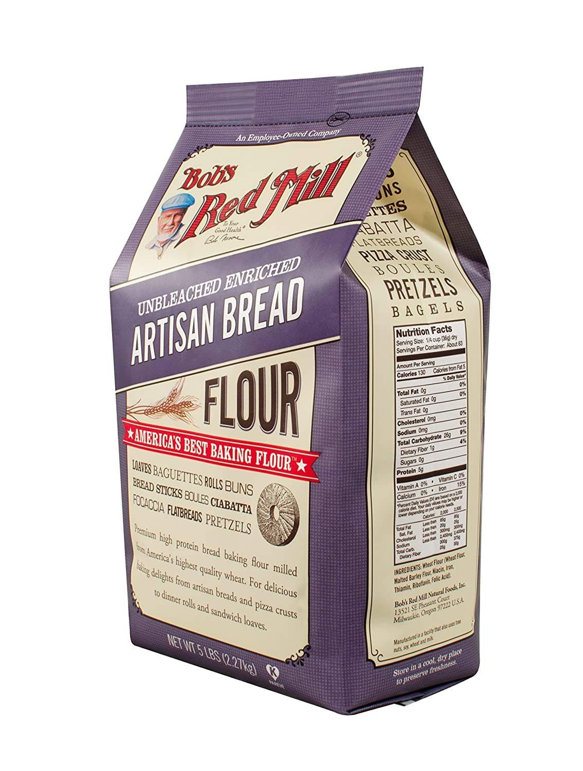 Artisan Bread Flour 5 LB (Pack of 3)