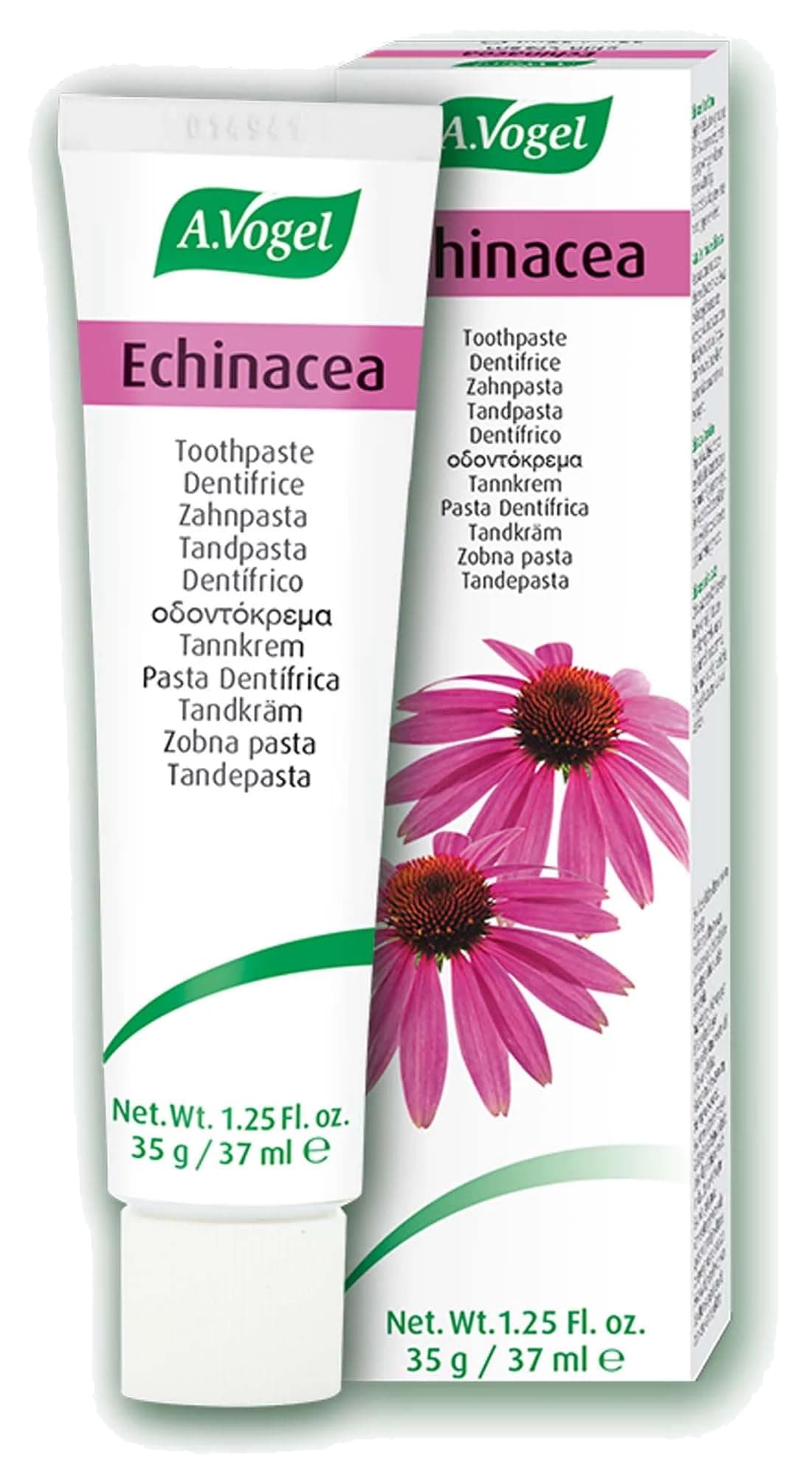 Herbal Echinacea Toothpaste | Organic, Fluoride-Free Toothpaste | Fresh Extracts of Echinacea | Liquorice & Eucalyptus | 100g