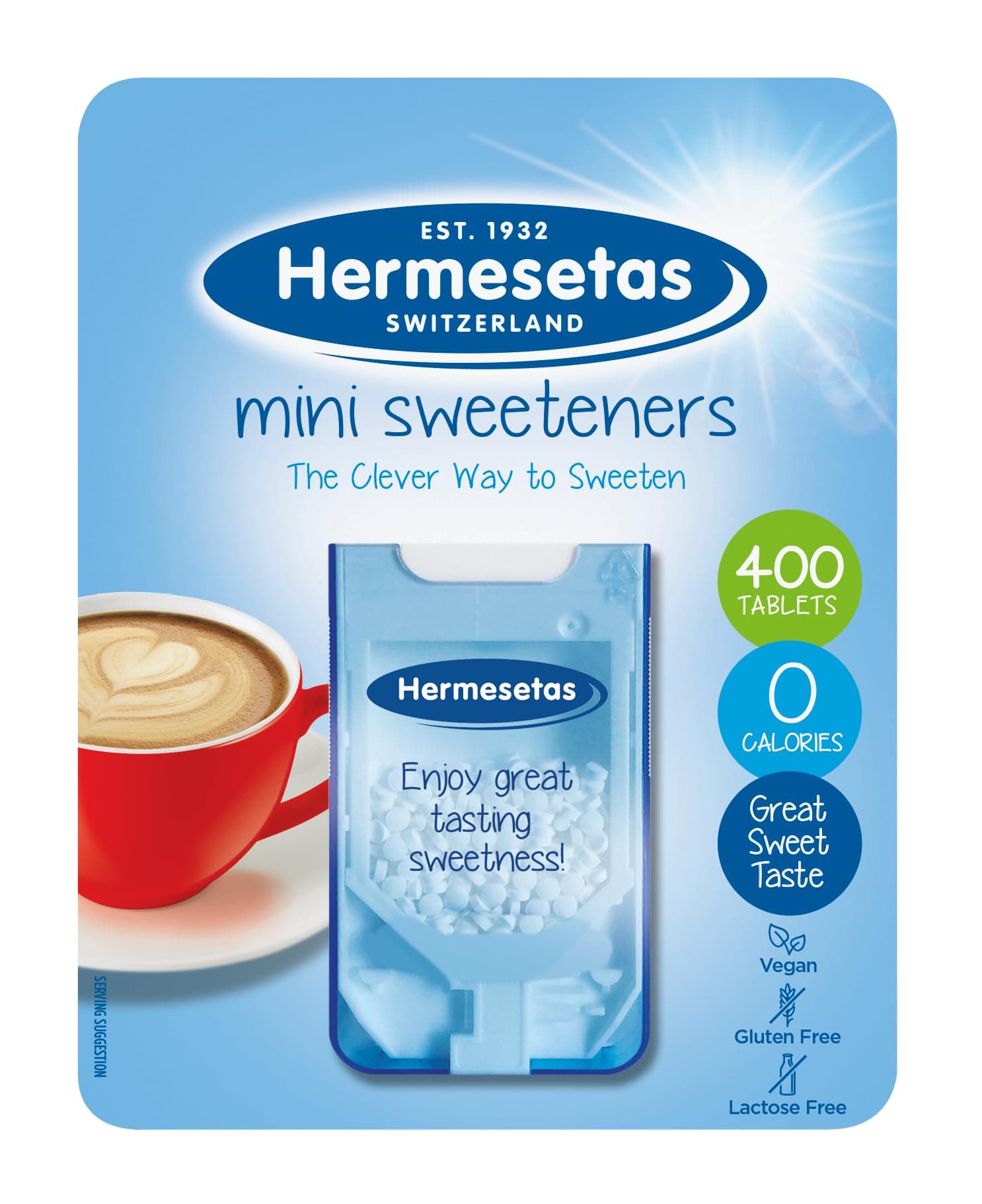 Hermesetas Mini Sweeteners Tablets 400ea