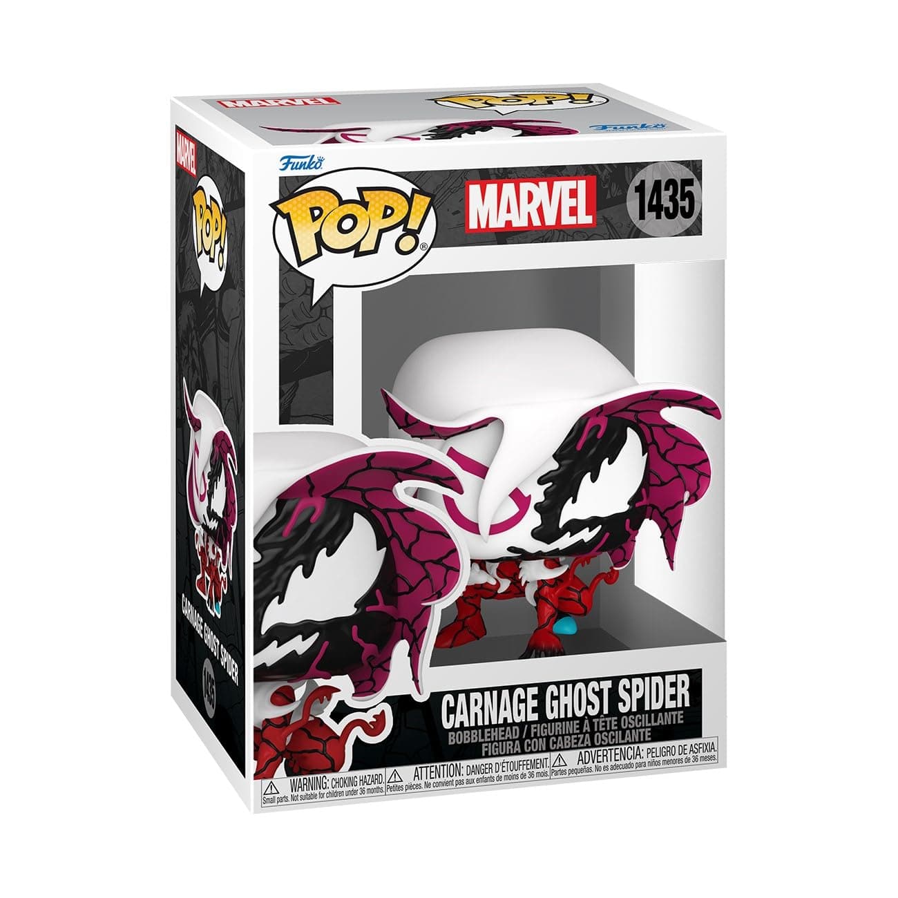 POP Marvel: Carnageized - Ghost Spider - Marvel Comics - Collectable Vinyl Figure - Gift Idea - Official Merchandise - for Kids & Adults - Comic Books Fans - Model Figure for Collectors