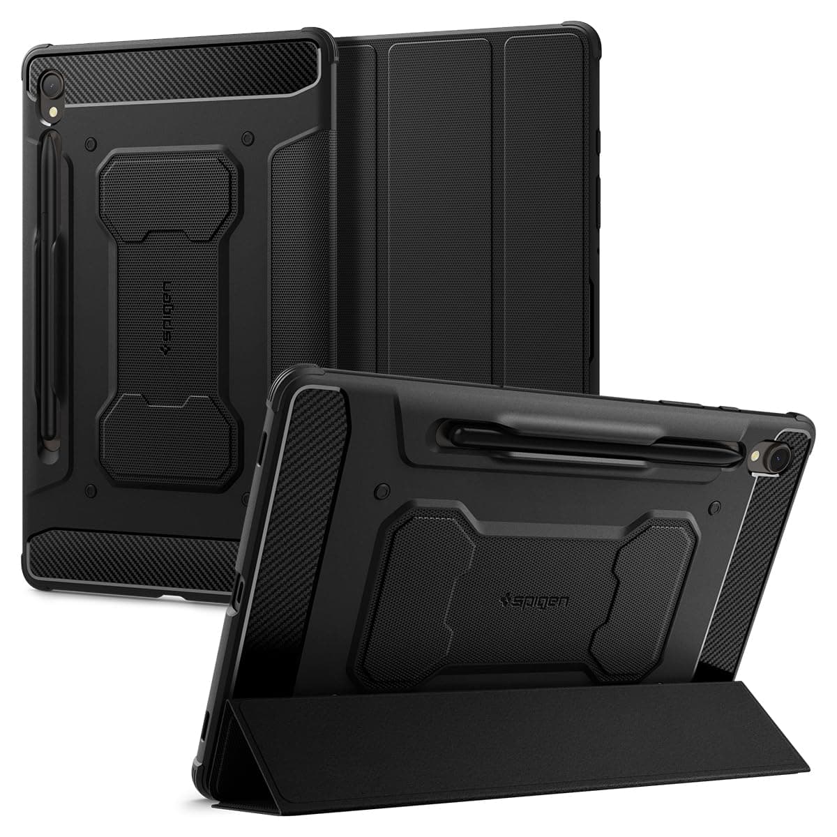 Rugged Armor Pro Case Compatible with Samsung Galaxy Tab S9 (2023) - Black