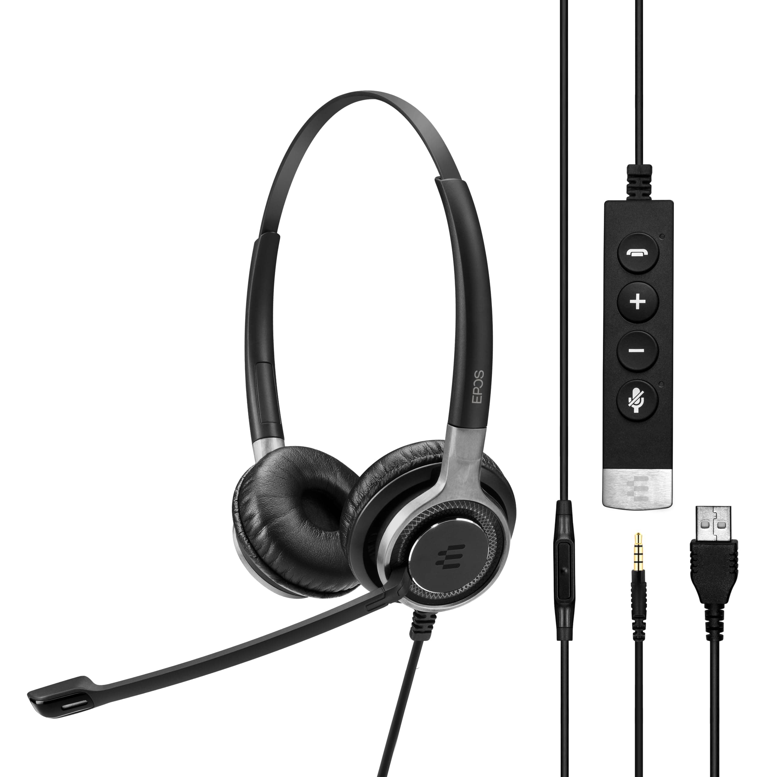 EPOS IMPACT SC 660 - Professional Double-Sided Headset, Optimized for Desk Phones and Microsoft Teams Certified