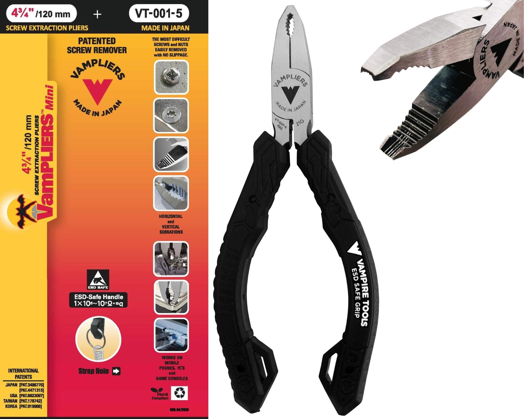 5" Mini Screw Extractor Pliers