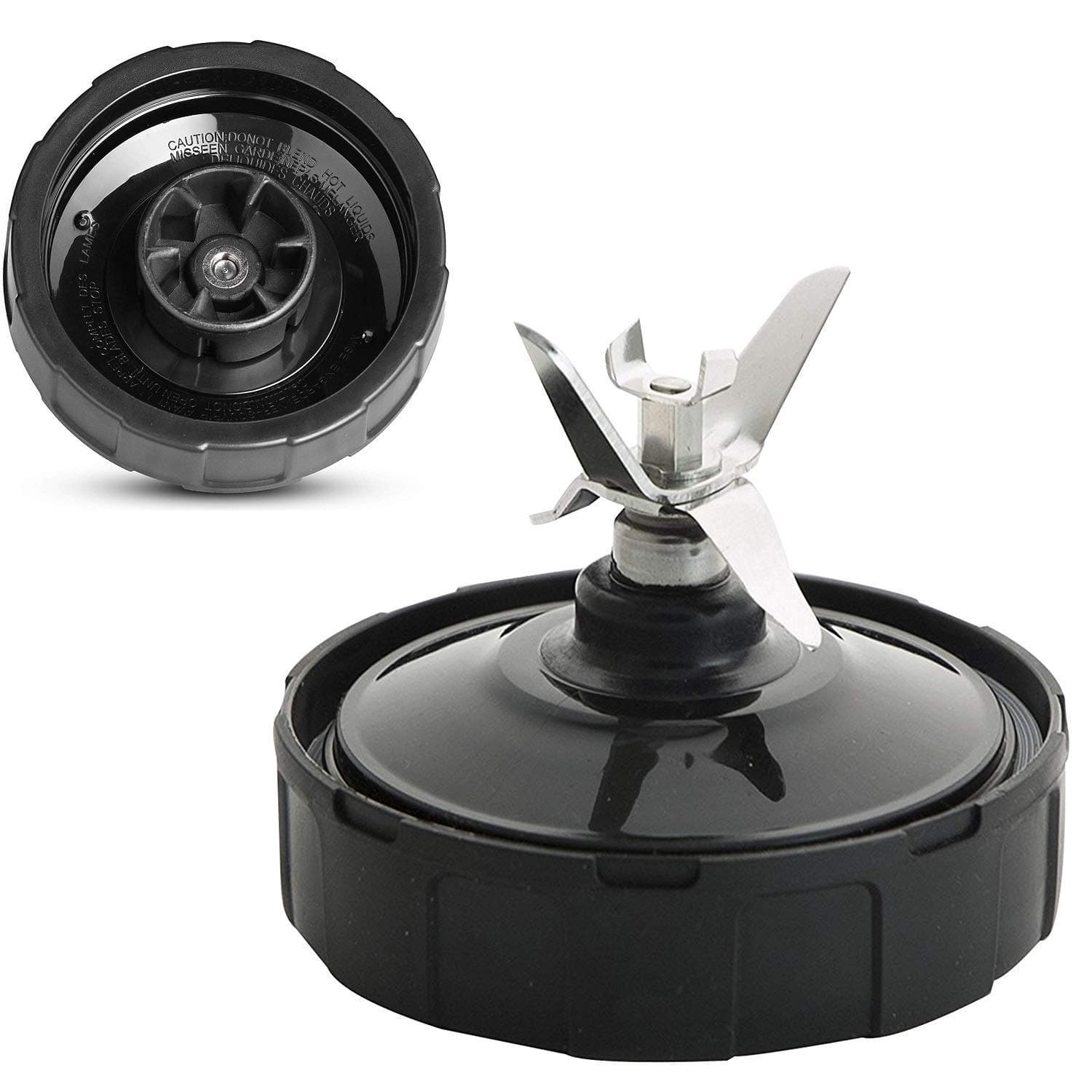 NLSD Ninja Blender Replacement Part for Ninja Bottom Blade 6 Fins for Nutri Ninja Auto iQ BL480 BL480D BL482 BL456 Blender (Femae Fins Only) (1 Pack)